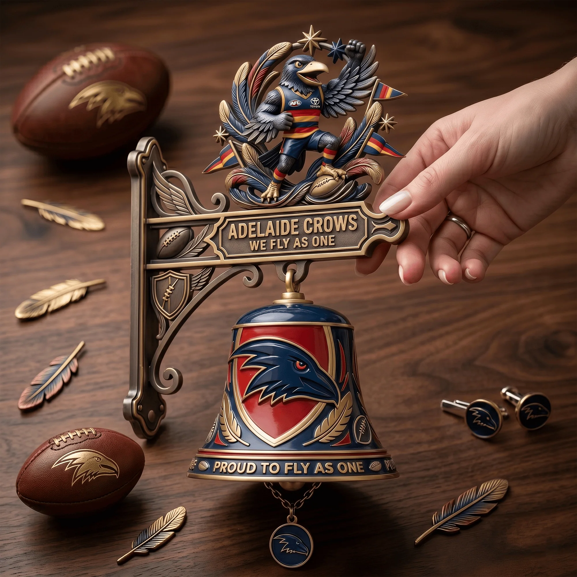 Adelaide Crows We Fly As One Bell - Image 2