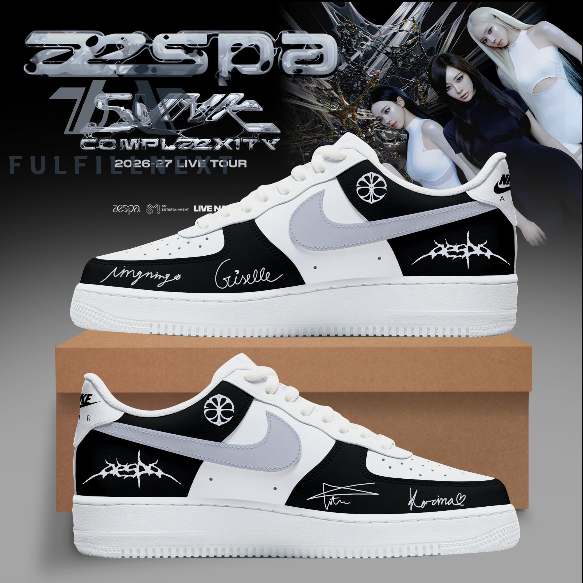 Aespa COMPLAEXITY 2026-27 Live Tour Signed Sneakers