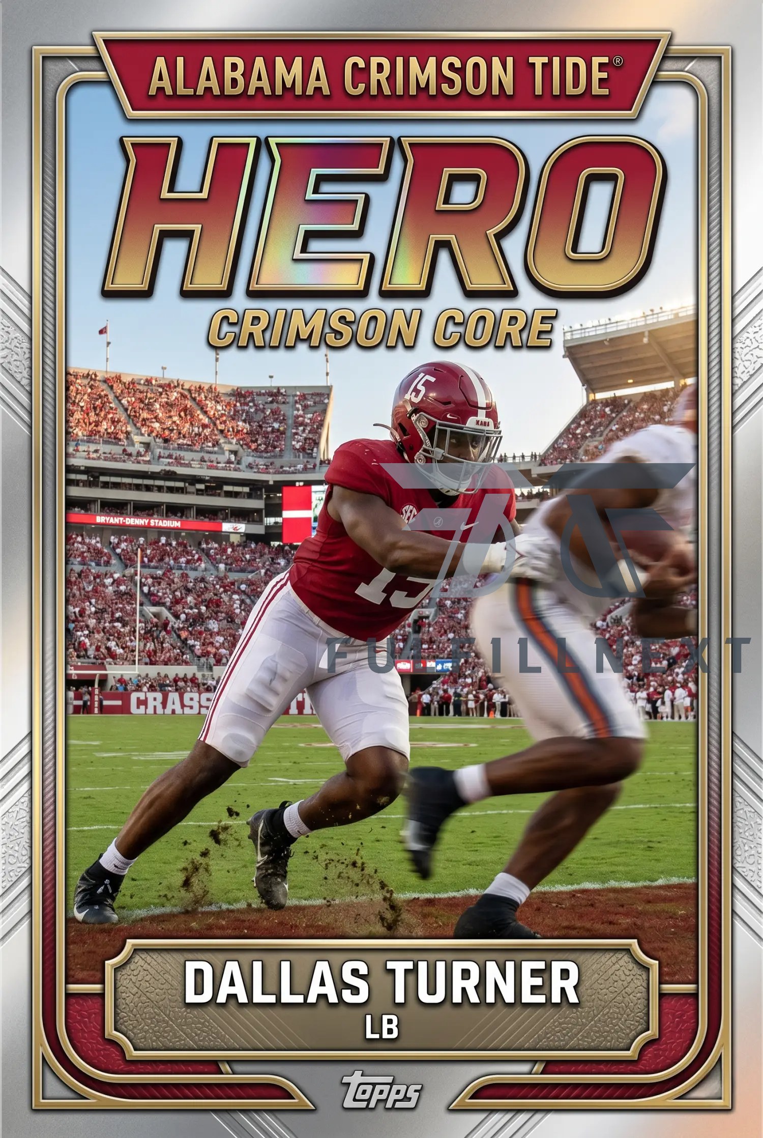 Alabama Crimson Tide 134th Anniversary Trading Cards - Image 7