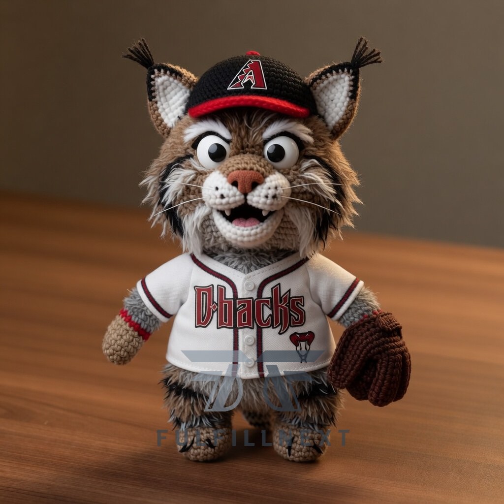 Arizona Diamondbacks Baxter Mascot Crochet Doll