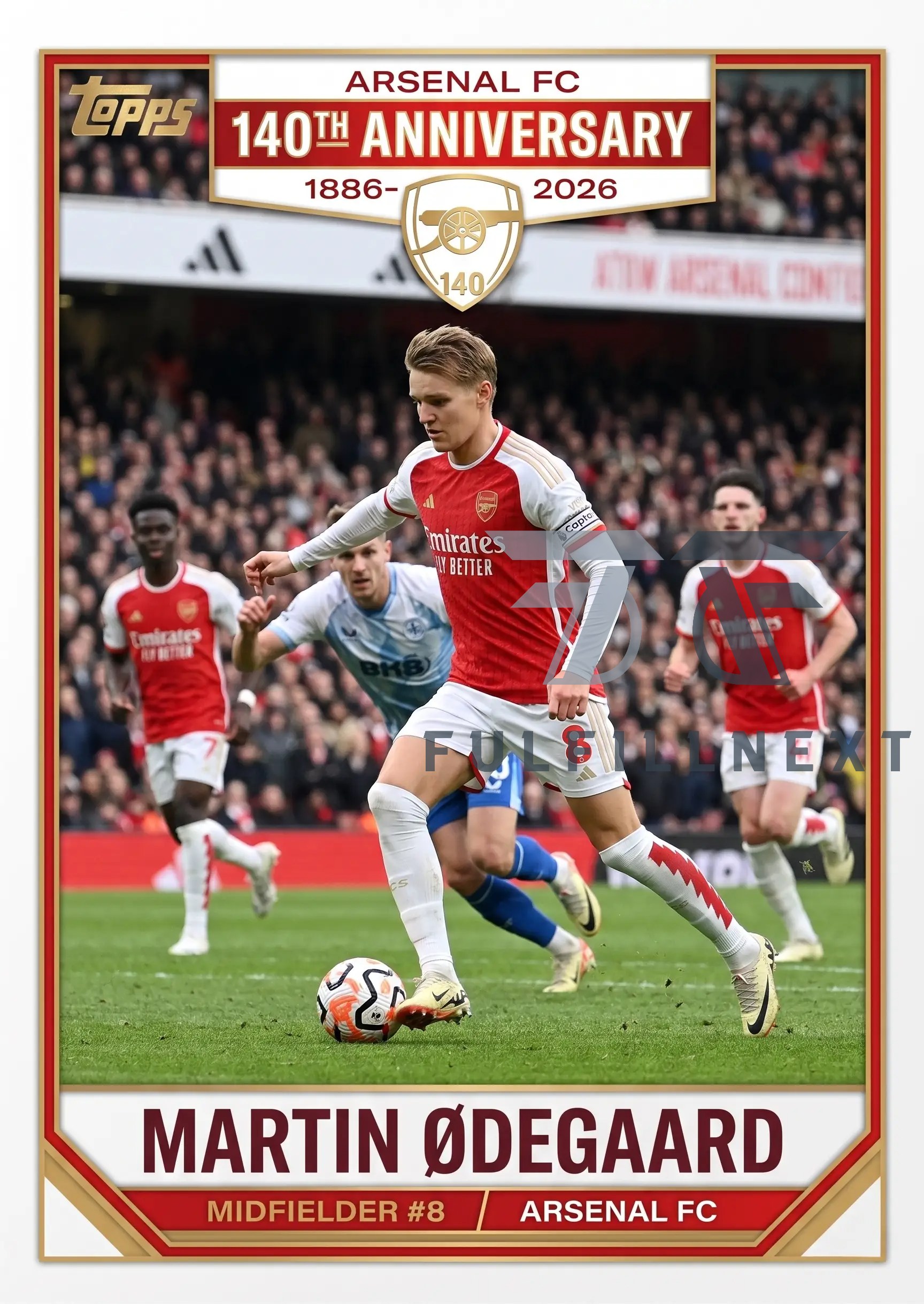 Arsenal FC 140th Anniversary Trading Cards - Image 6