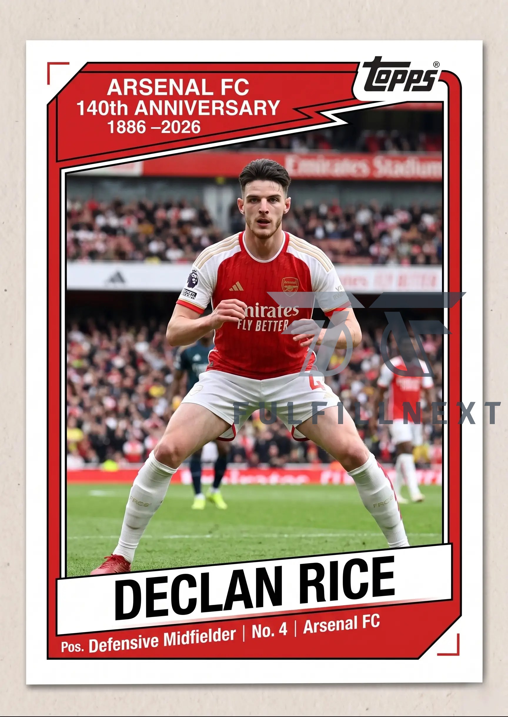 Arsenal FC 140th Anniversary Trading Cards - Image 7