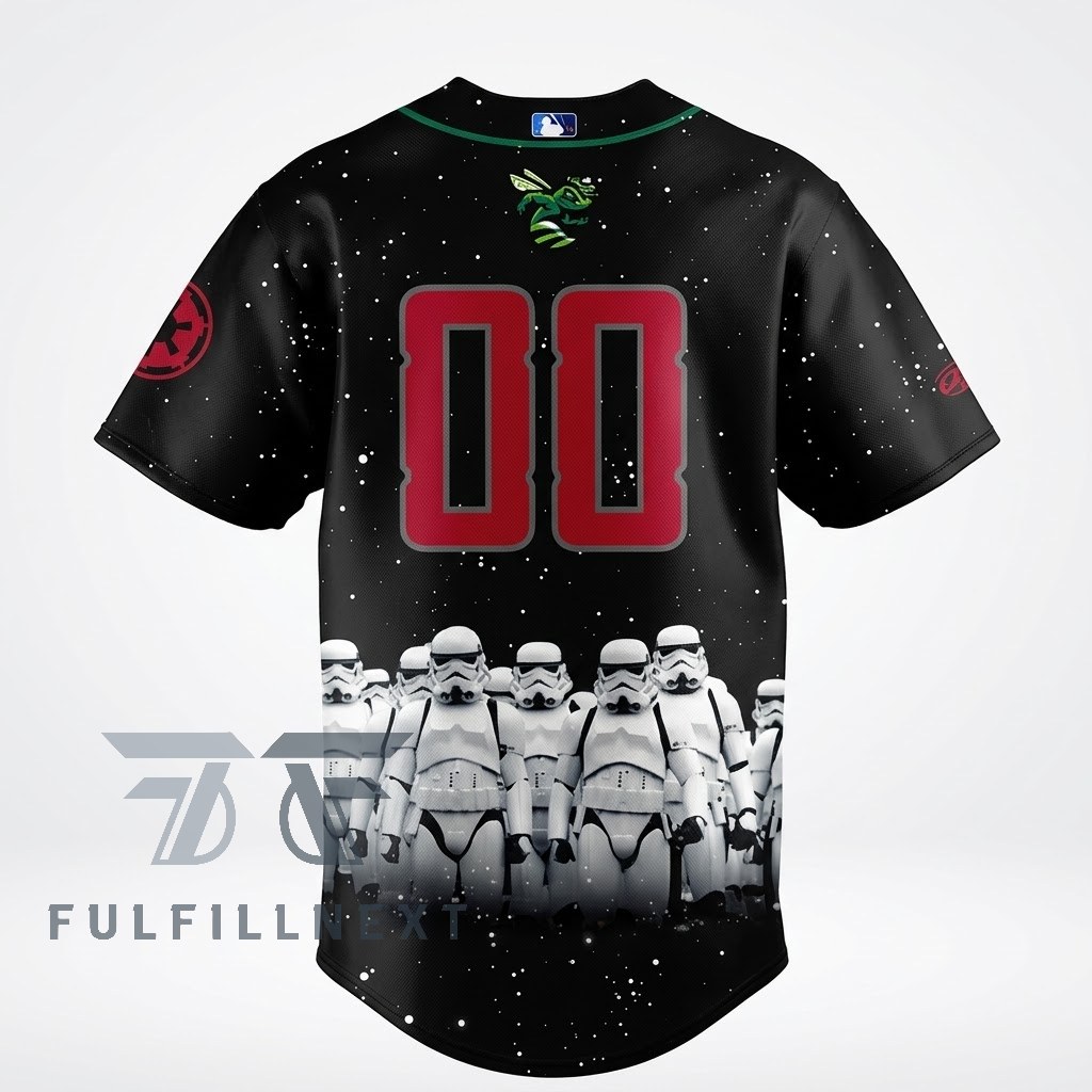 Augusta GreenJackets Star Wars Night Baseball Jersey - Image 3