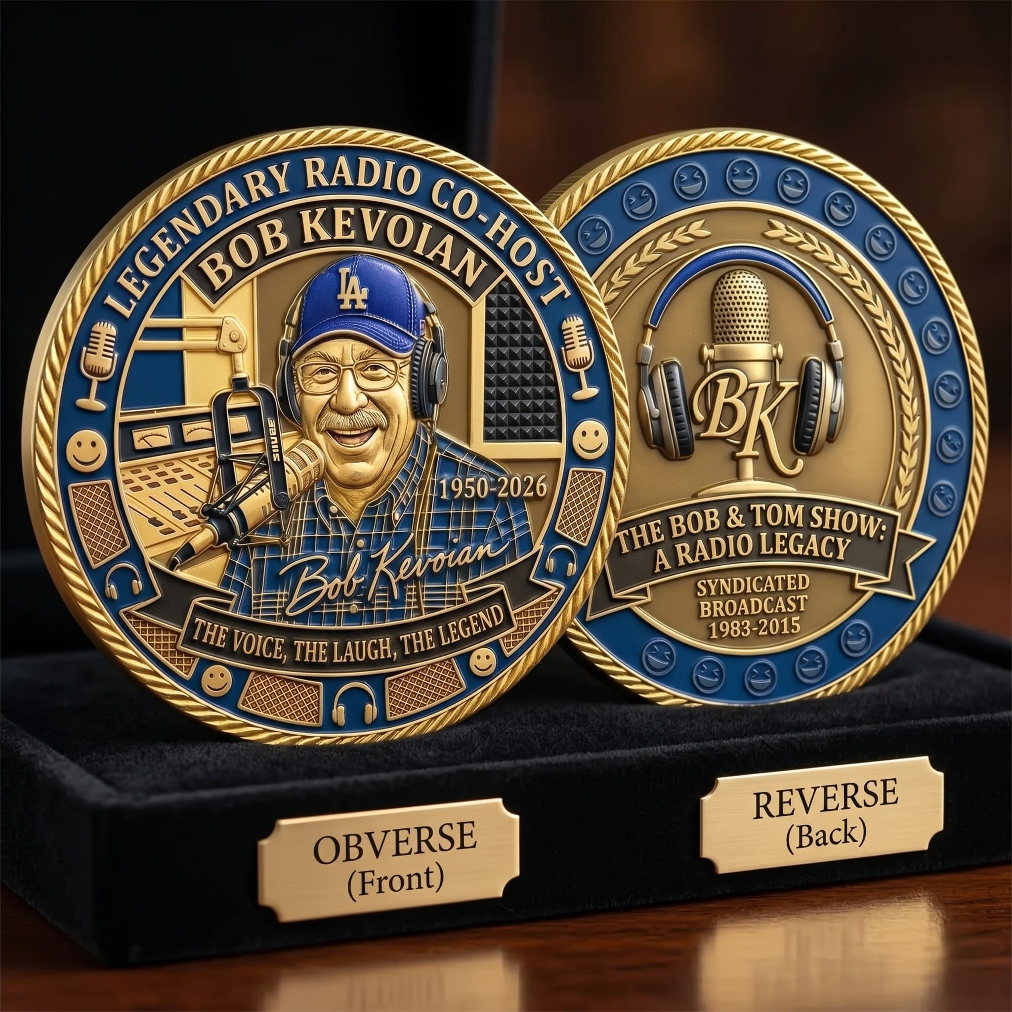 Bob Kevoian Legendary Radio Co-Host Coin - Image 2