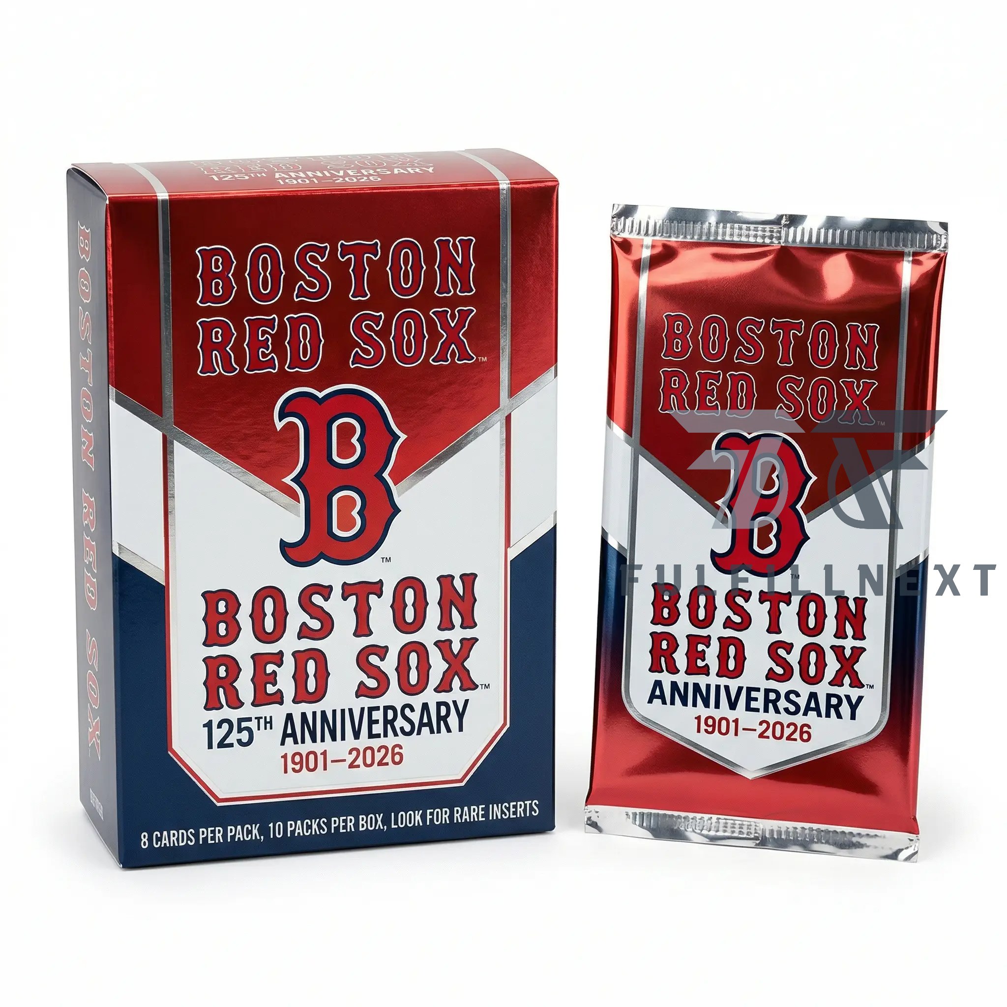 Boston Red Sox 125th Anniversary Cards Box