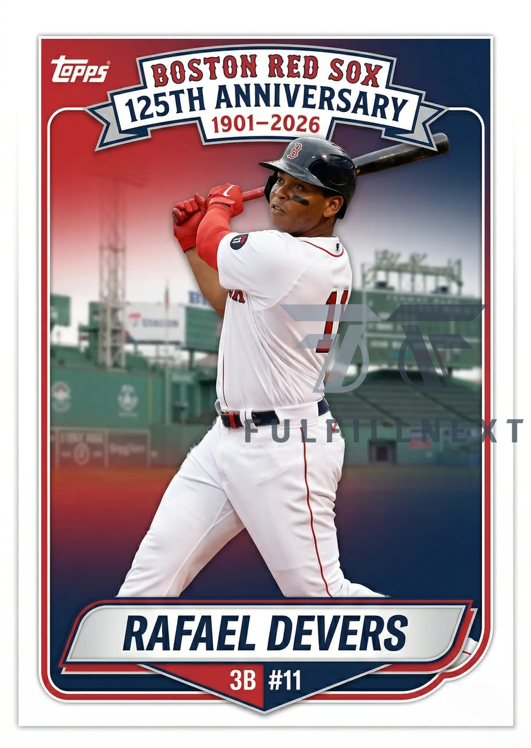 Boston Red Sox 125th Anniversary Cards Box - Image 3