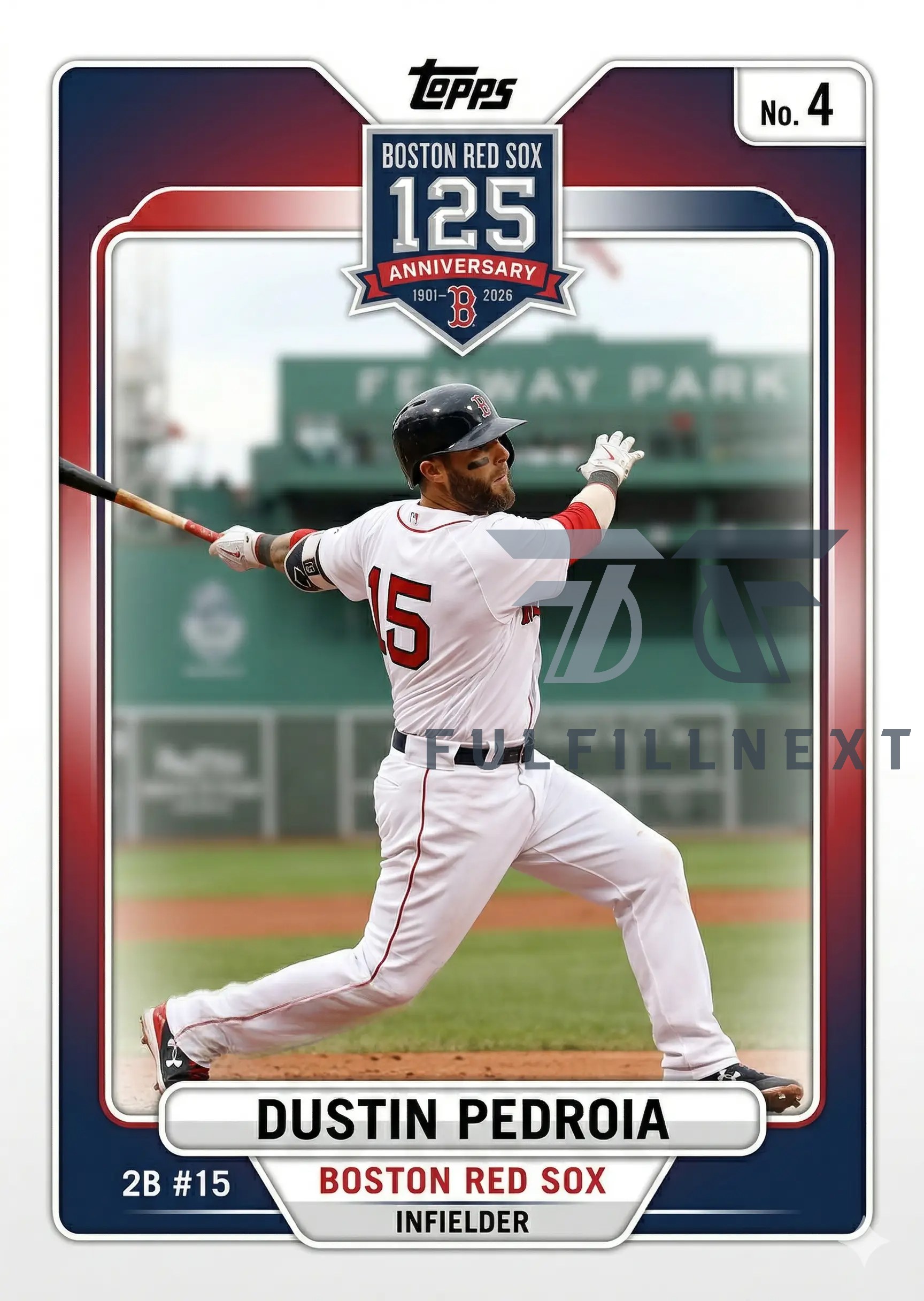 Boston Red Sox 125th Anniversary Cards Box - Image 6