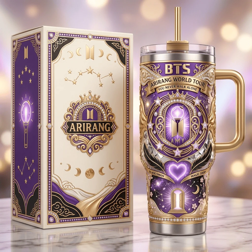 BTS Arirang World Tour 2026 Tumbler