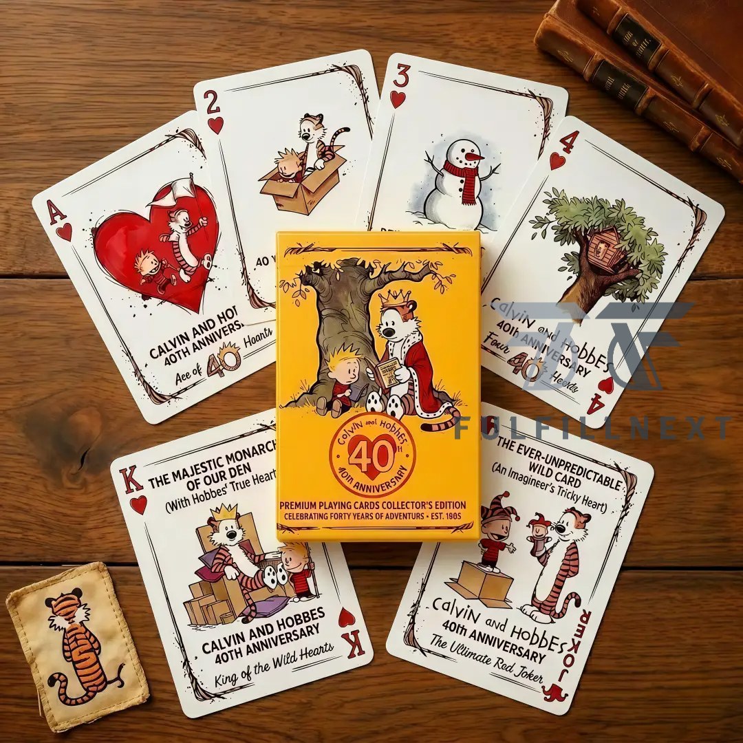 Calvin and Hobbes 40th Anniversary Playing Cards - Image 7
