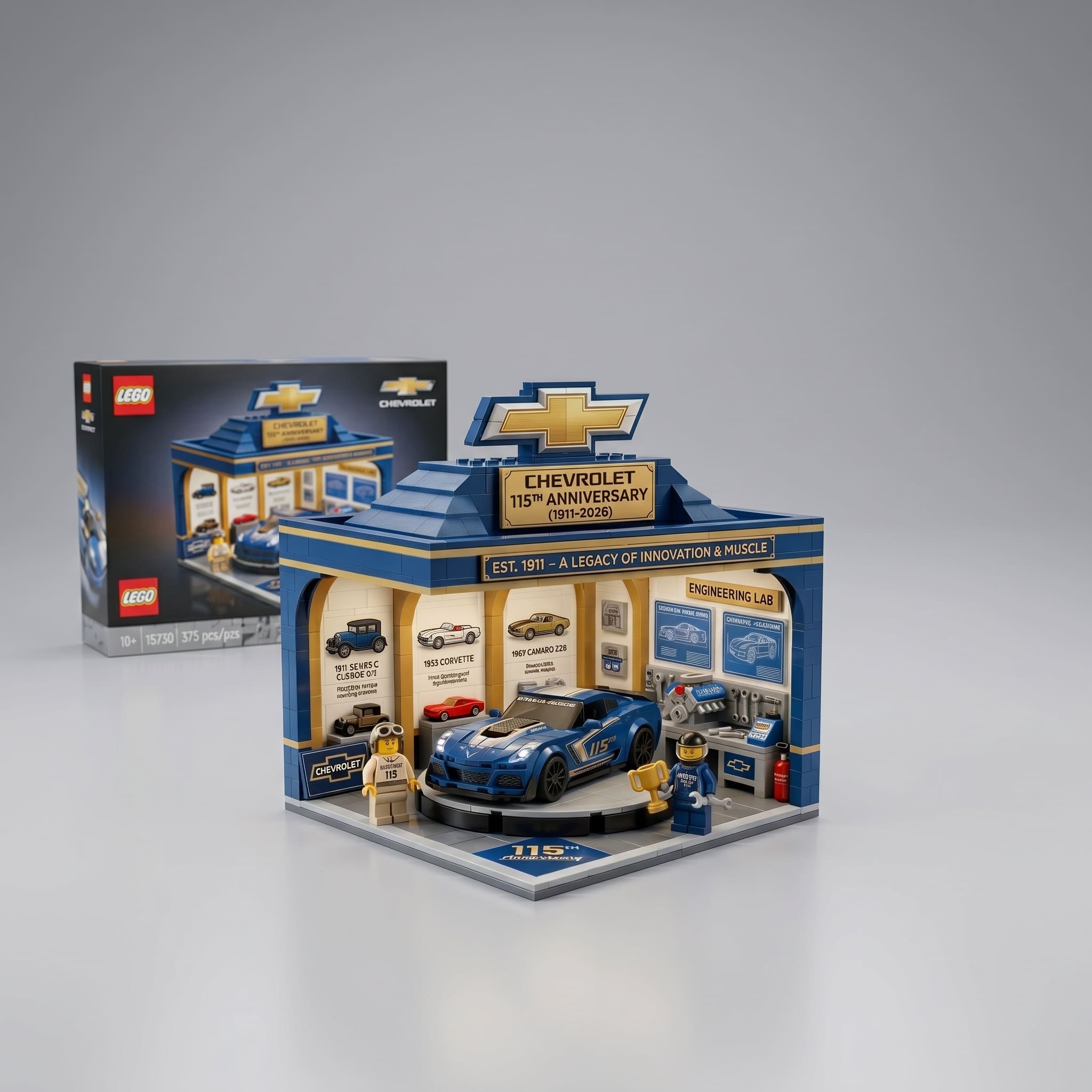 Chevrolet 115th Anniversary Lego Set