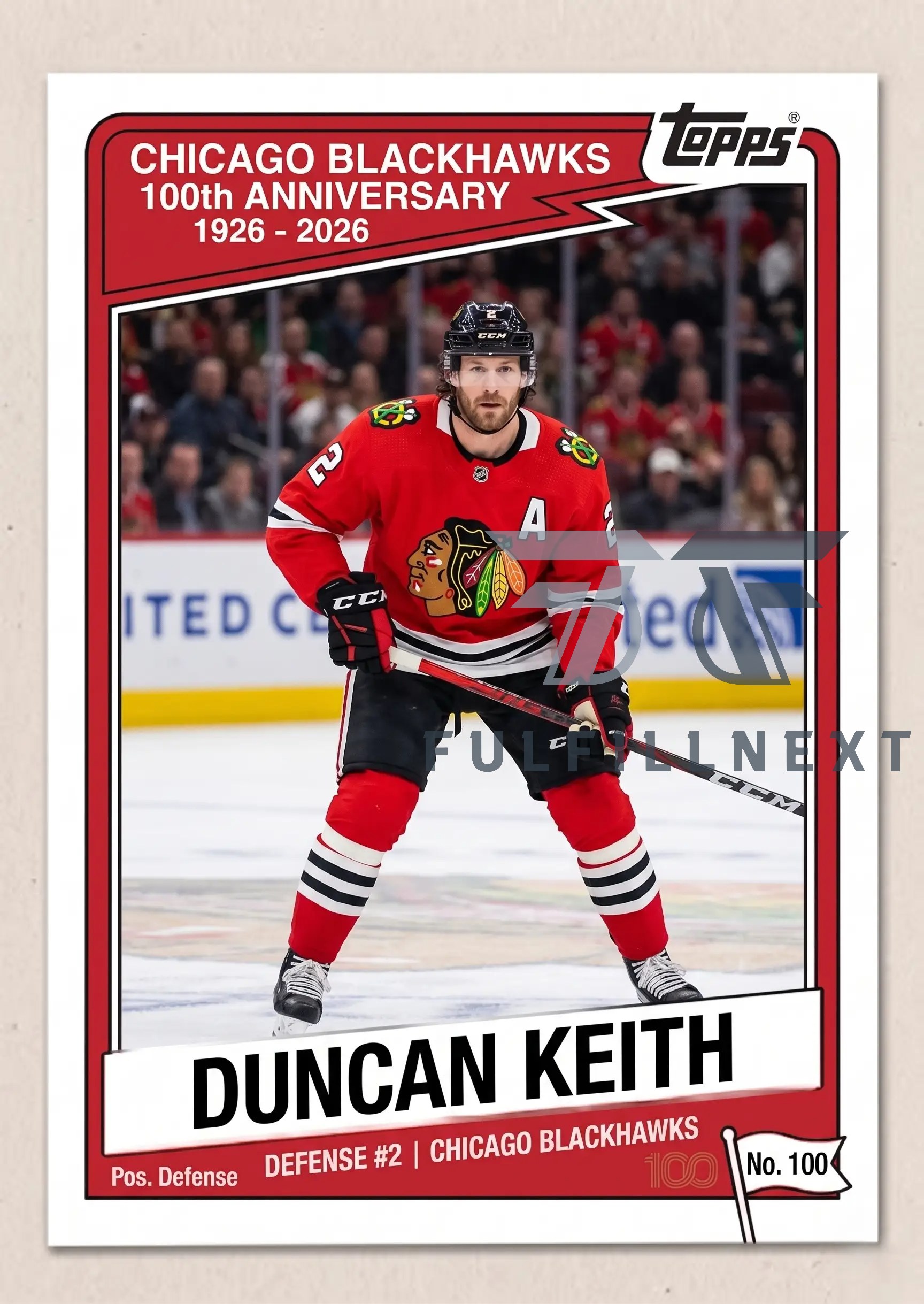 Chicago Blackhawks 100th Anniversary Trading Cards Box - Image 7