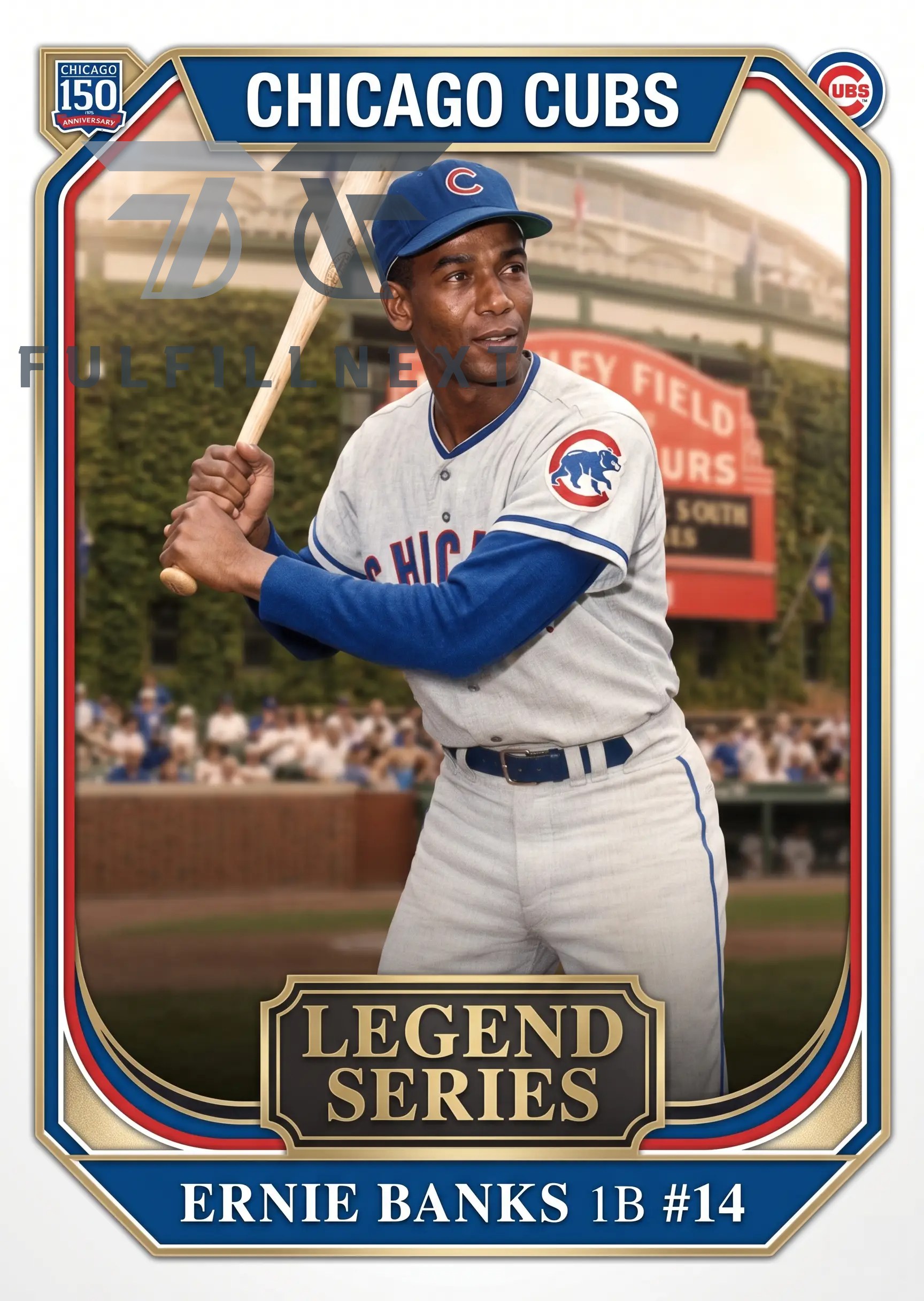 Chicago Cubs 150th Anniversary Legacy Collection Trading Cards - Image 4