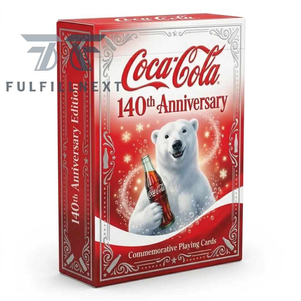 Coca-Cola 140th Anniversary Playing Cards