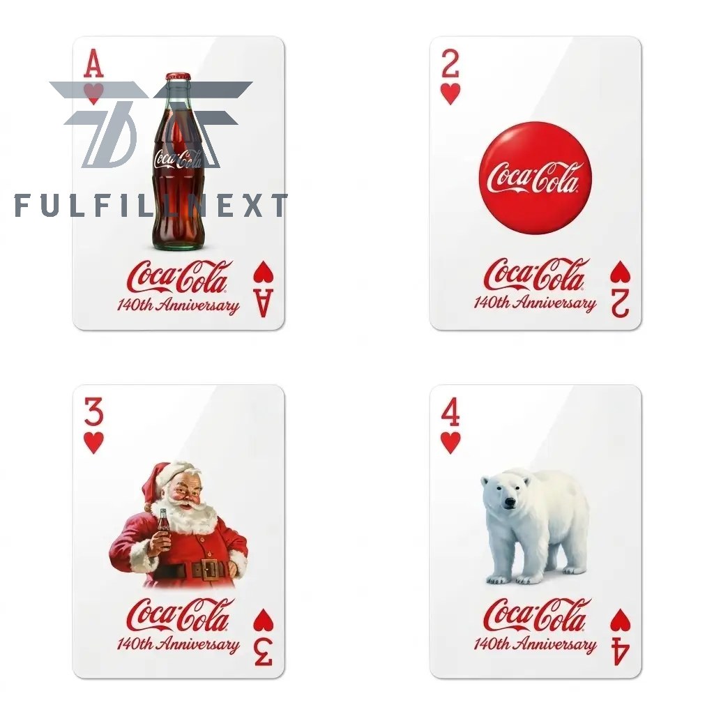 Coca-Cola 140th Anniversary Playing Cards - Image 2