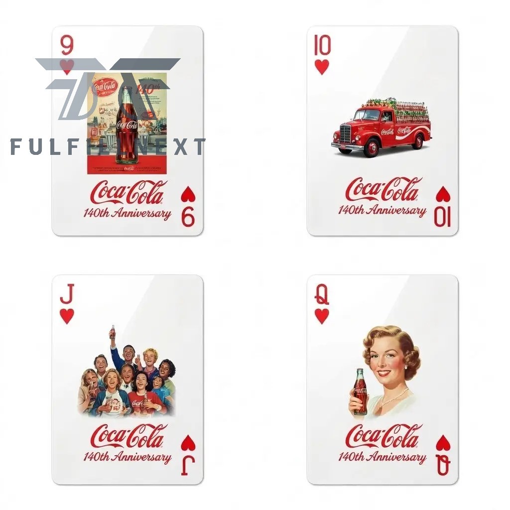 Coca-Cola 140th Anniversary Playing Cards - Image 4