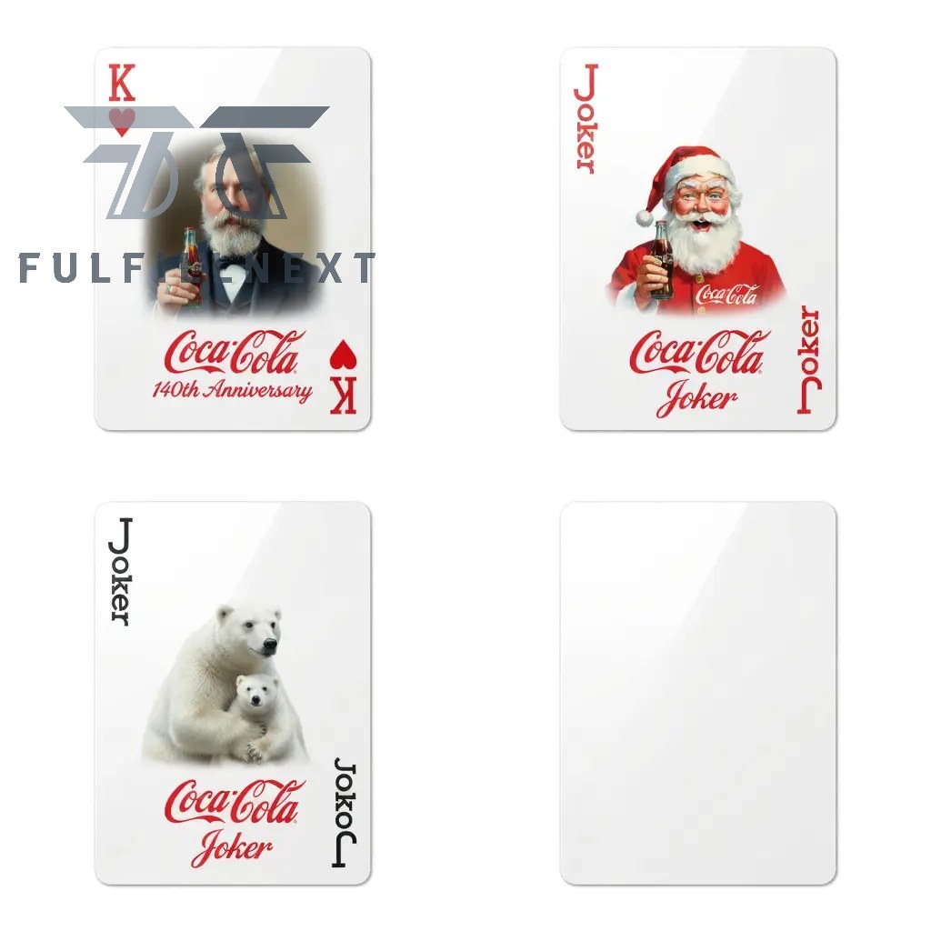 Coca-Cola 140th Anniversary Playing Cards - Image 5