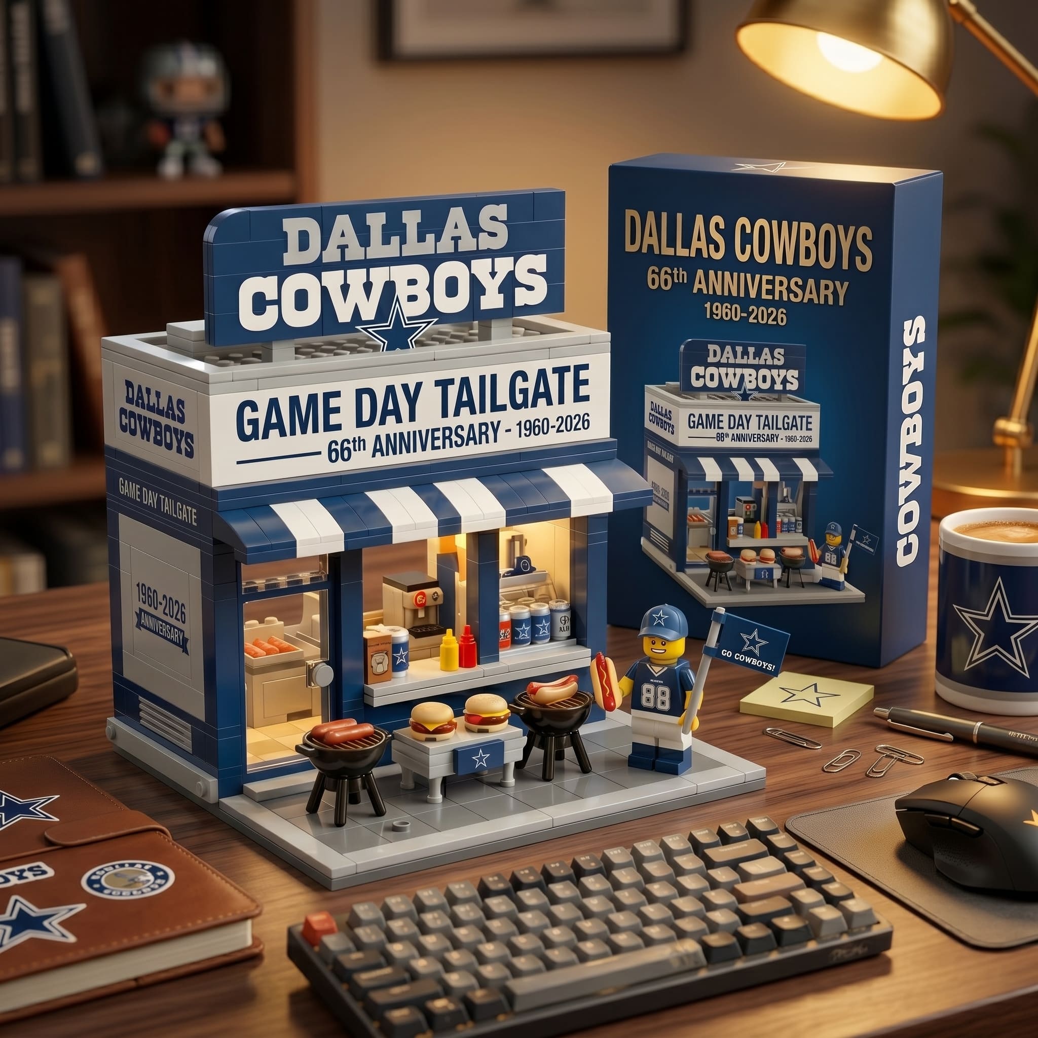 Dallas Cowboys 66th Anniversary Building Set - Image 3