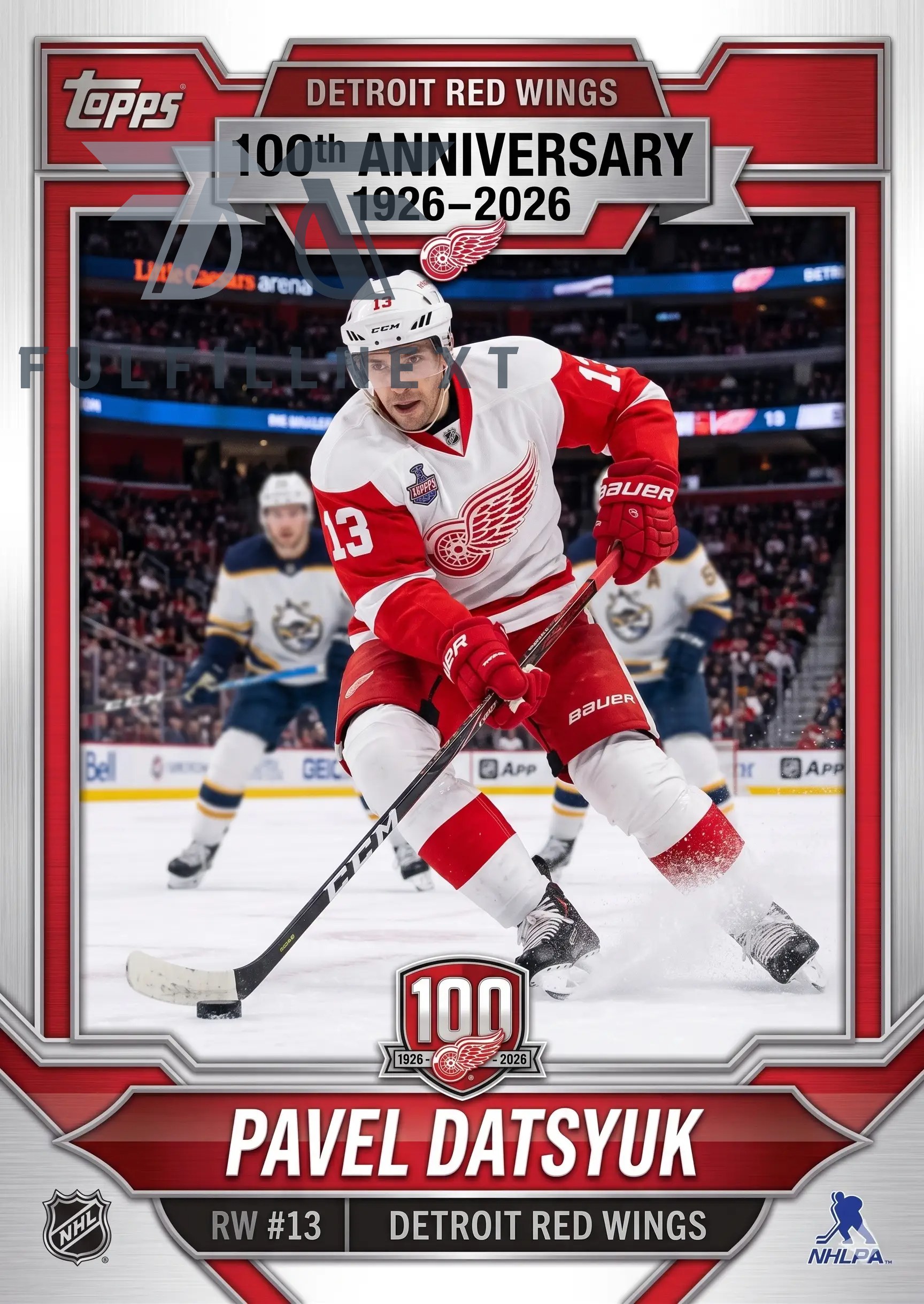 Detroit Red Wings 100th Anniversary 1926-2026 Trading Cards - Image 5