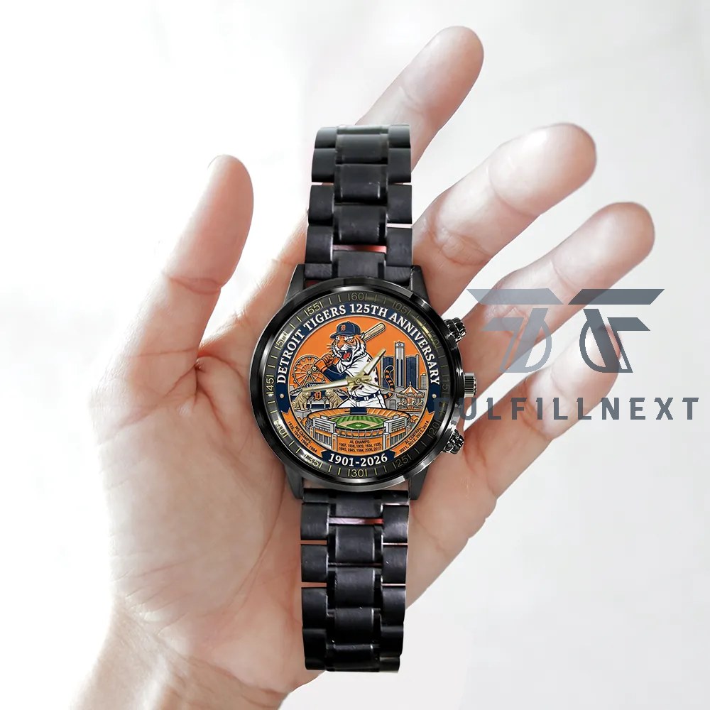Detroit Tigers 125th Anniversary Commemorative Watch - Image 3