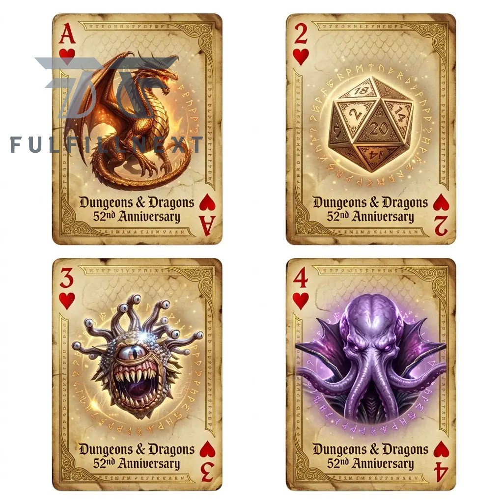 Dungeons & Dragons 52nd Anniversary Playing Cards - Image 2