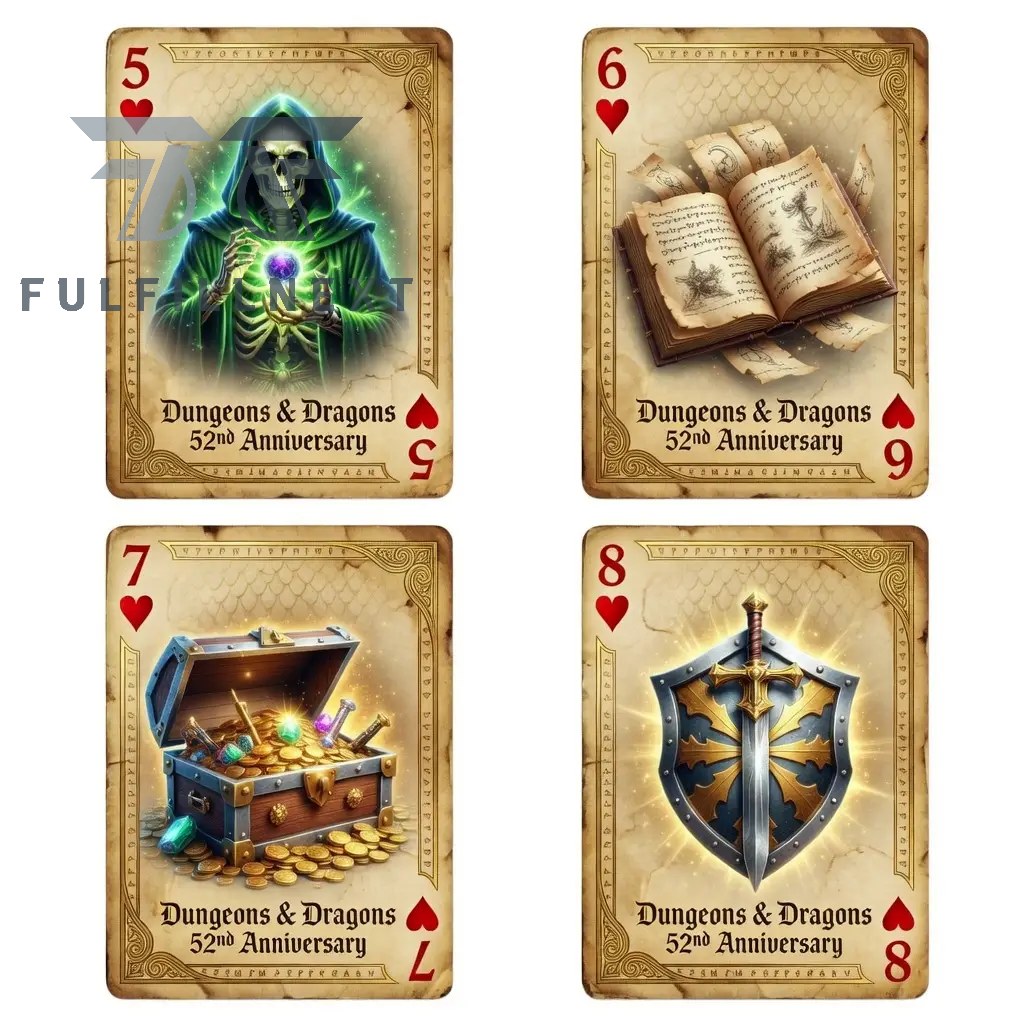 Dungeons & Dragons 52nd Anniversary Playing Cards - Image 3