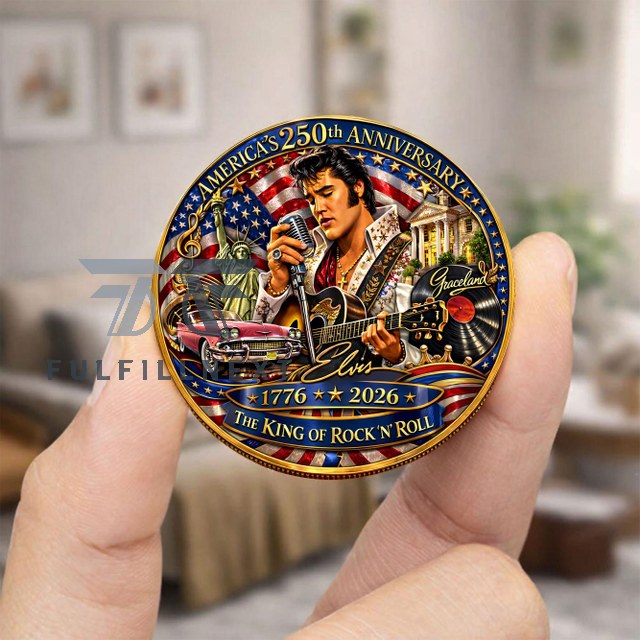 Elvis Presley America's 250th Anniversary Commemorative Coin