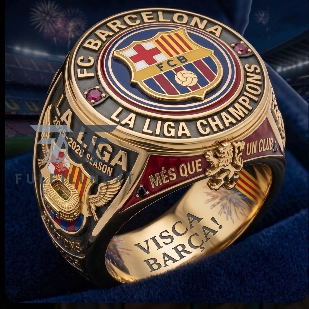 FC Barcelona La Liga Champions 2025-2026 Ring