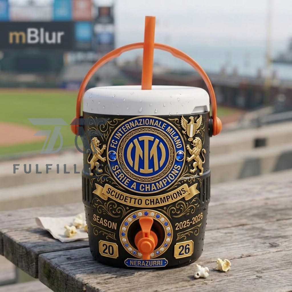 Football Club Internazionale Milano Scudetto Champions Serie A 2025-2026 Season Dugout Cooler Cup - Image 2