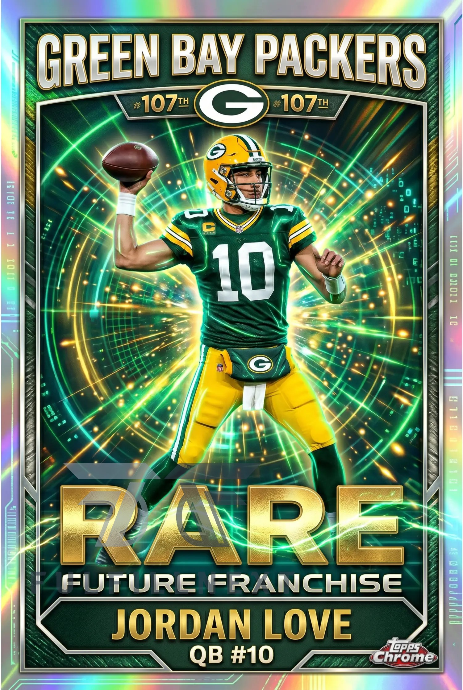 Green Bay Packers 107th Anniversary Trading Cards - Image 3
