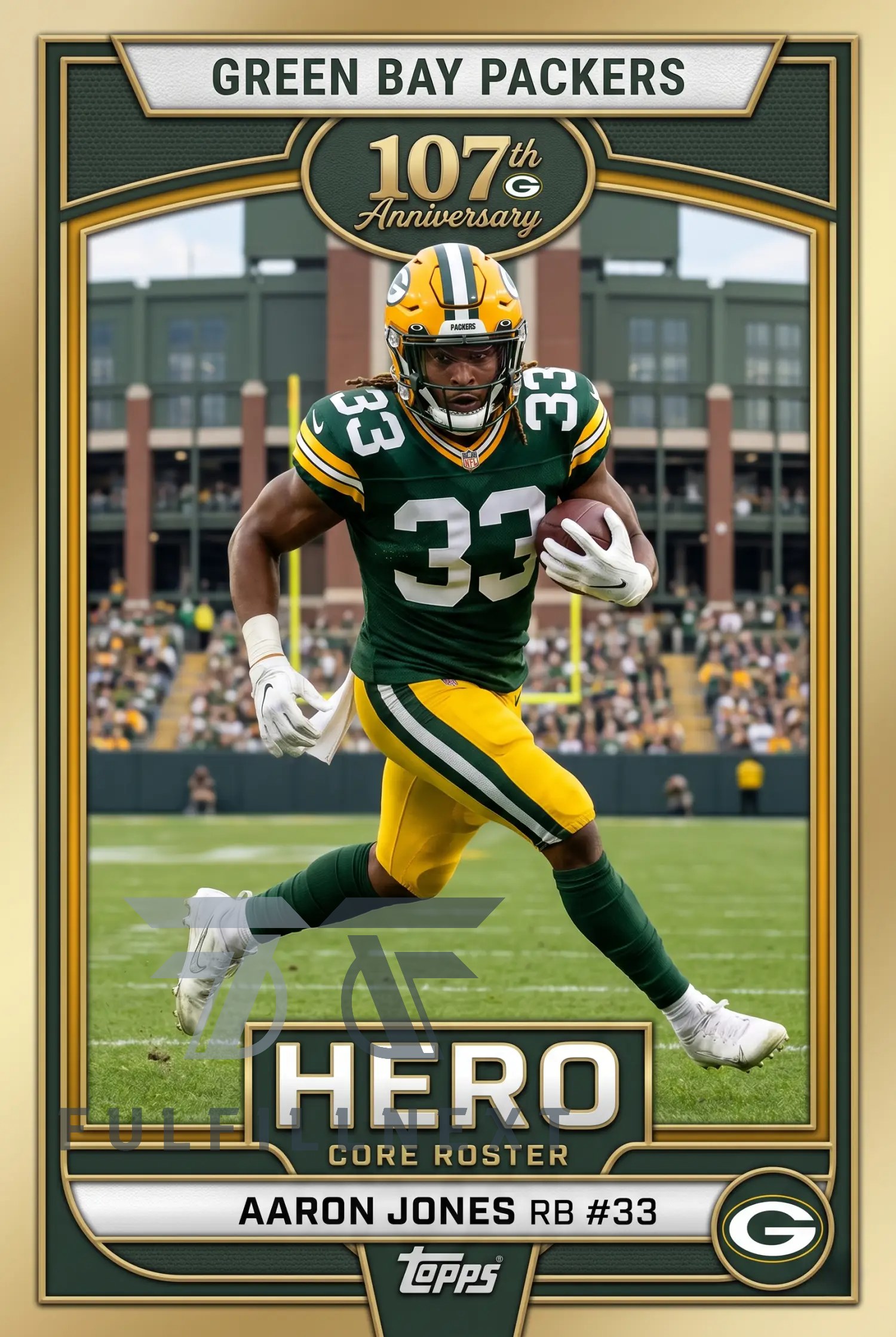 Green Bay Packers 107th Anniversary Trading Cards - Image 5