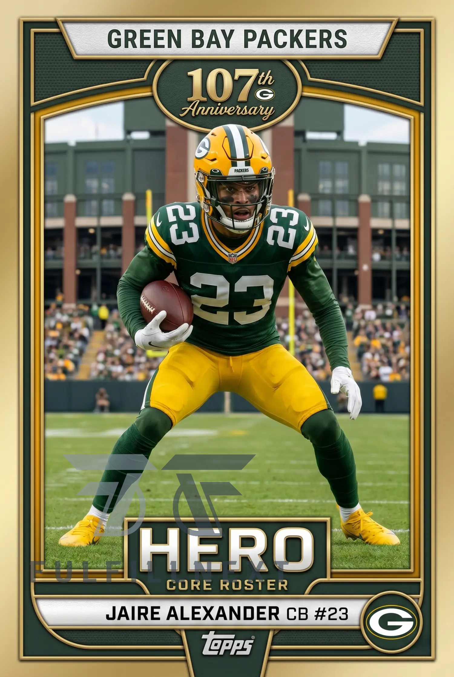 Green Bay Packers 107th Anniversary Trading Cards - Image 7