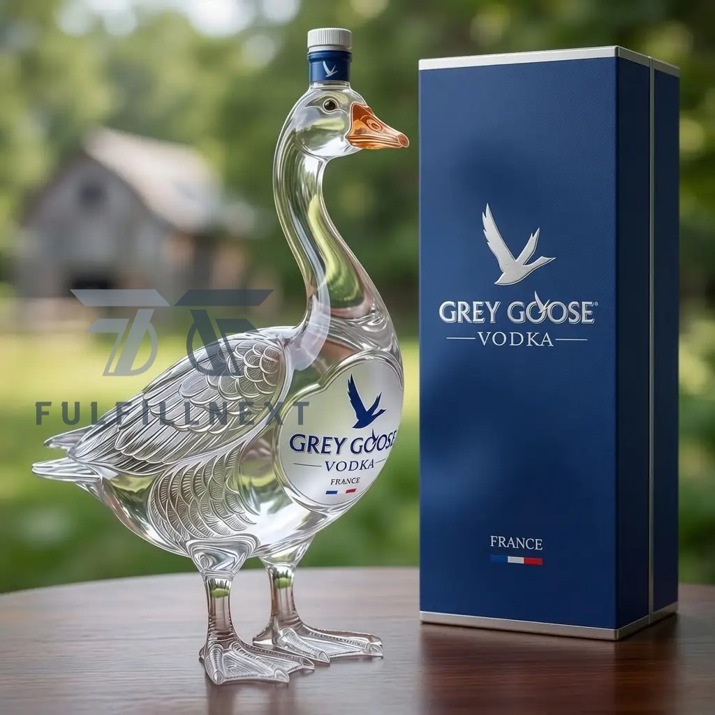 Grey Goose Vodka Goose Shaped Bottle