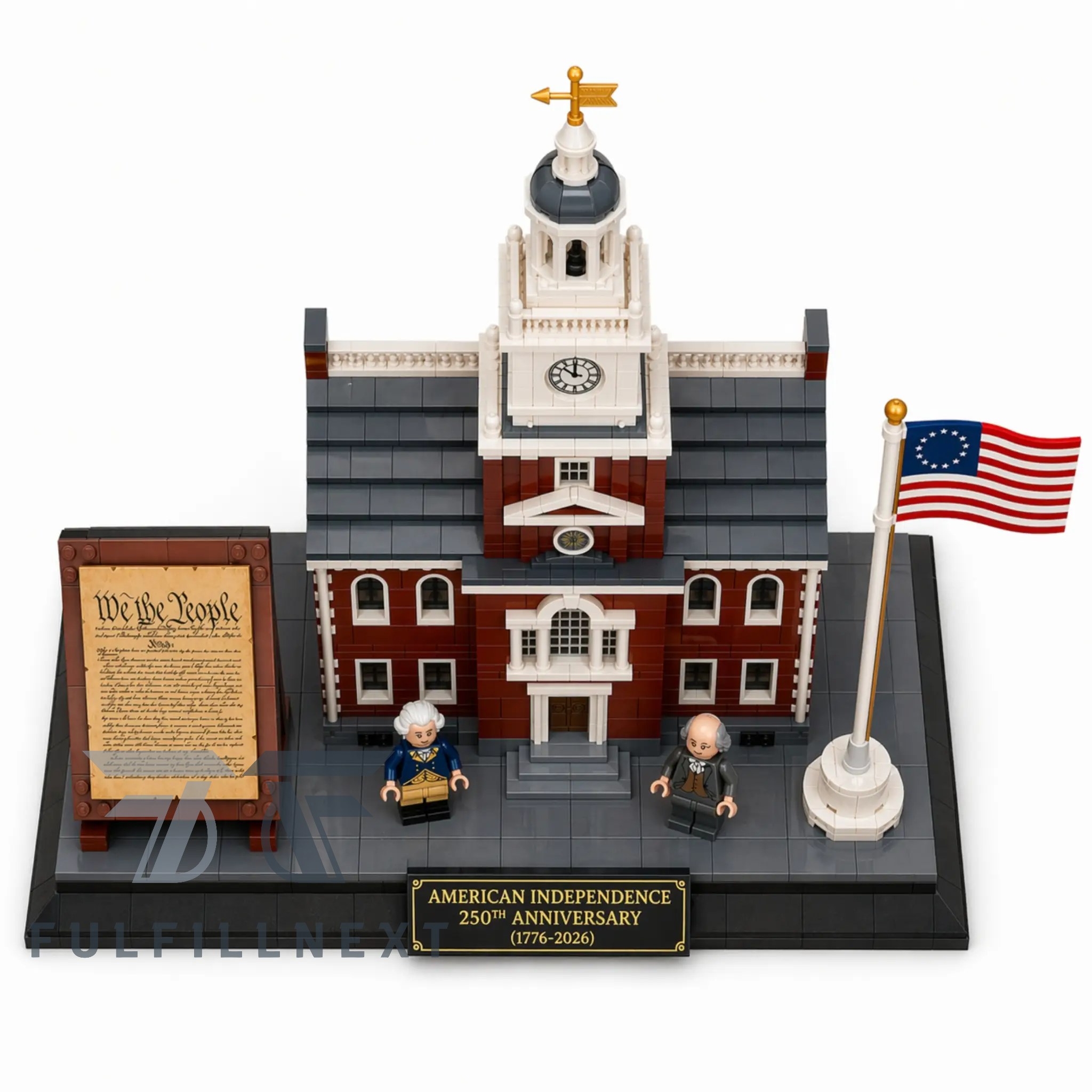 Independence Hall 250th Anniversary Building Blocks Set - Image 4