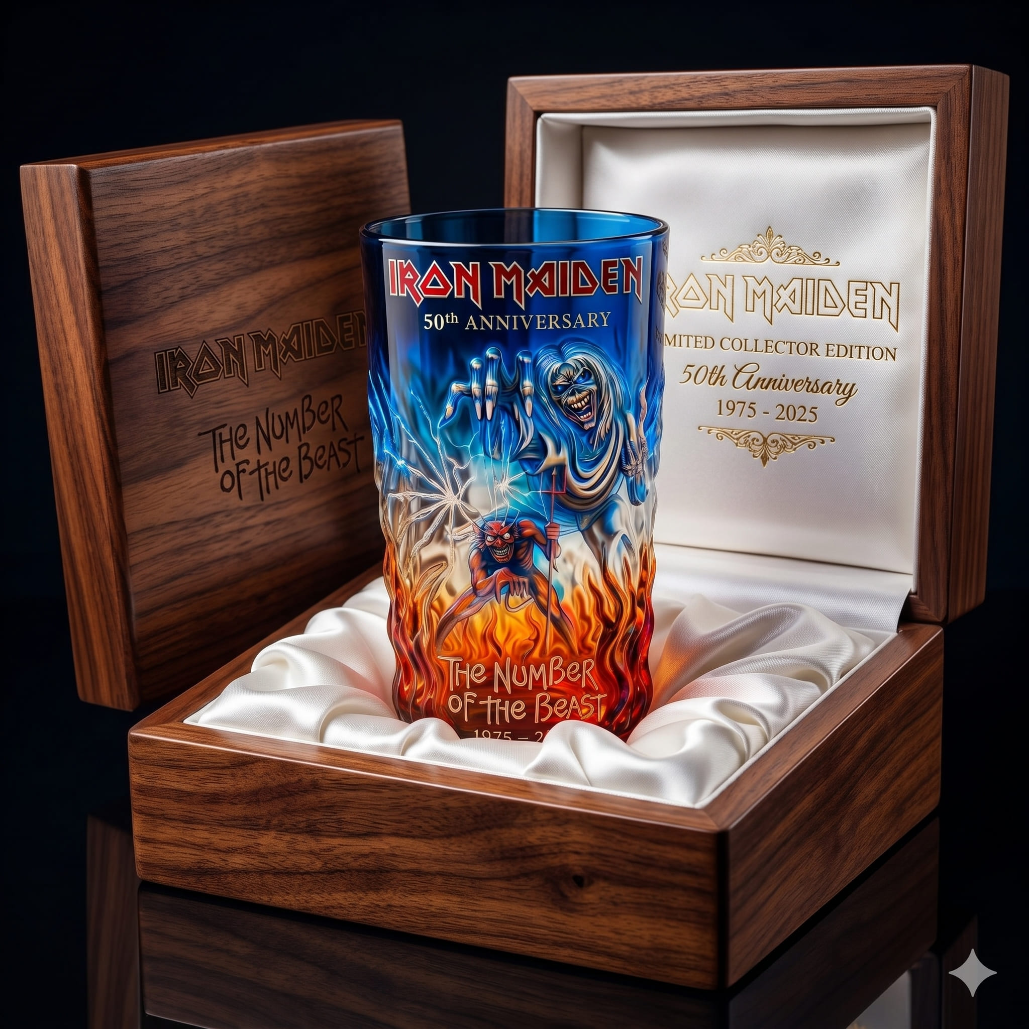 Iron Maiden 50th Anniversary Glass - Image 2
