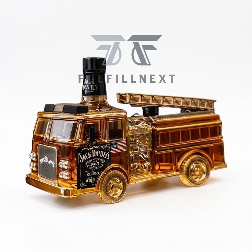Jack Daniel's Fire Truck Old No. 7 Tennessee Whiskey Decanter