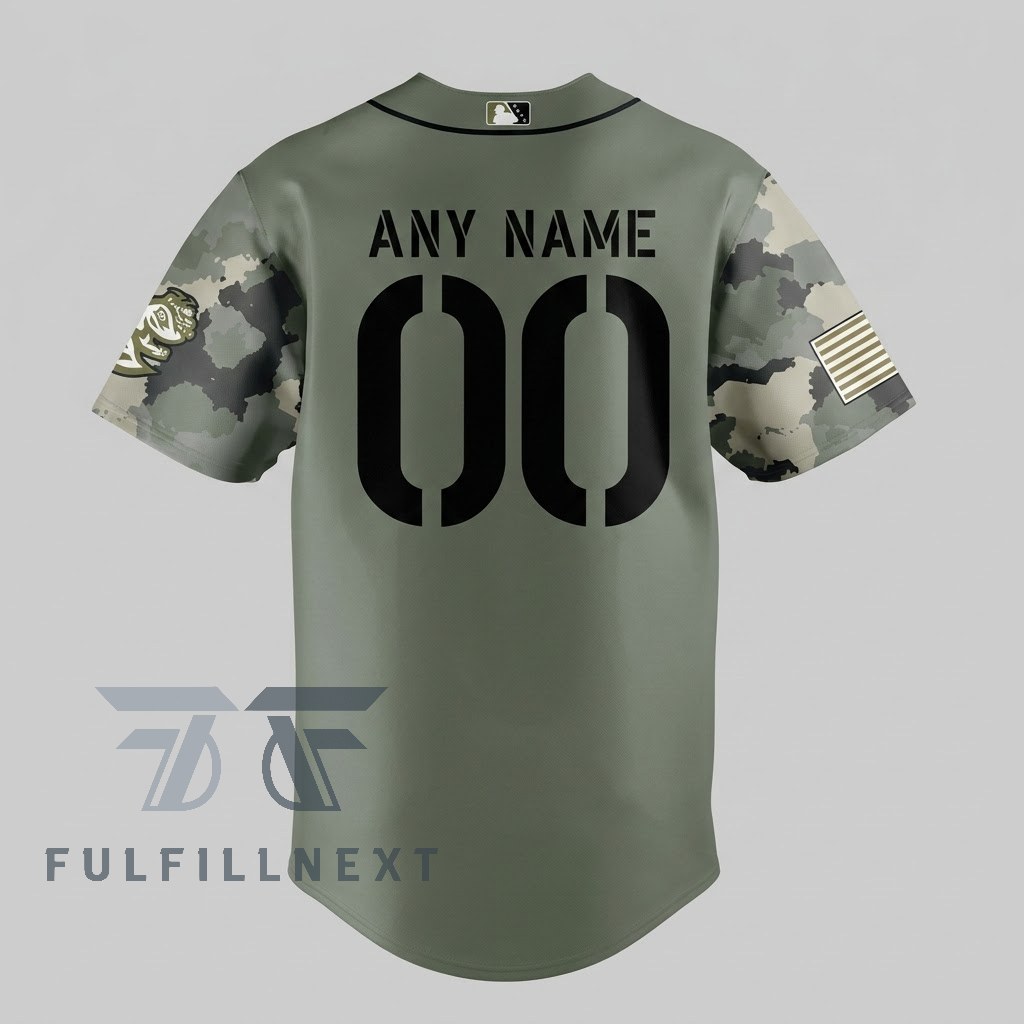 JACKETS Military Appreciation 2026 Baseball Jersey - Image 3