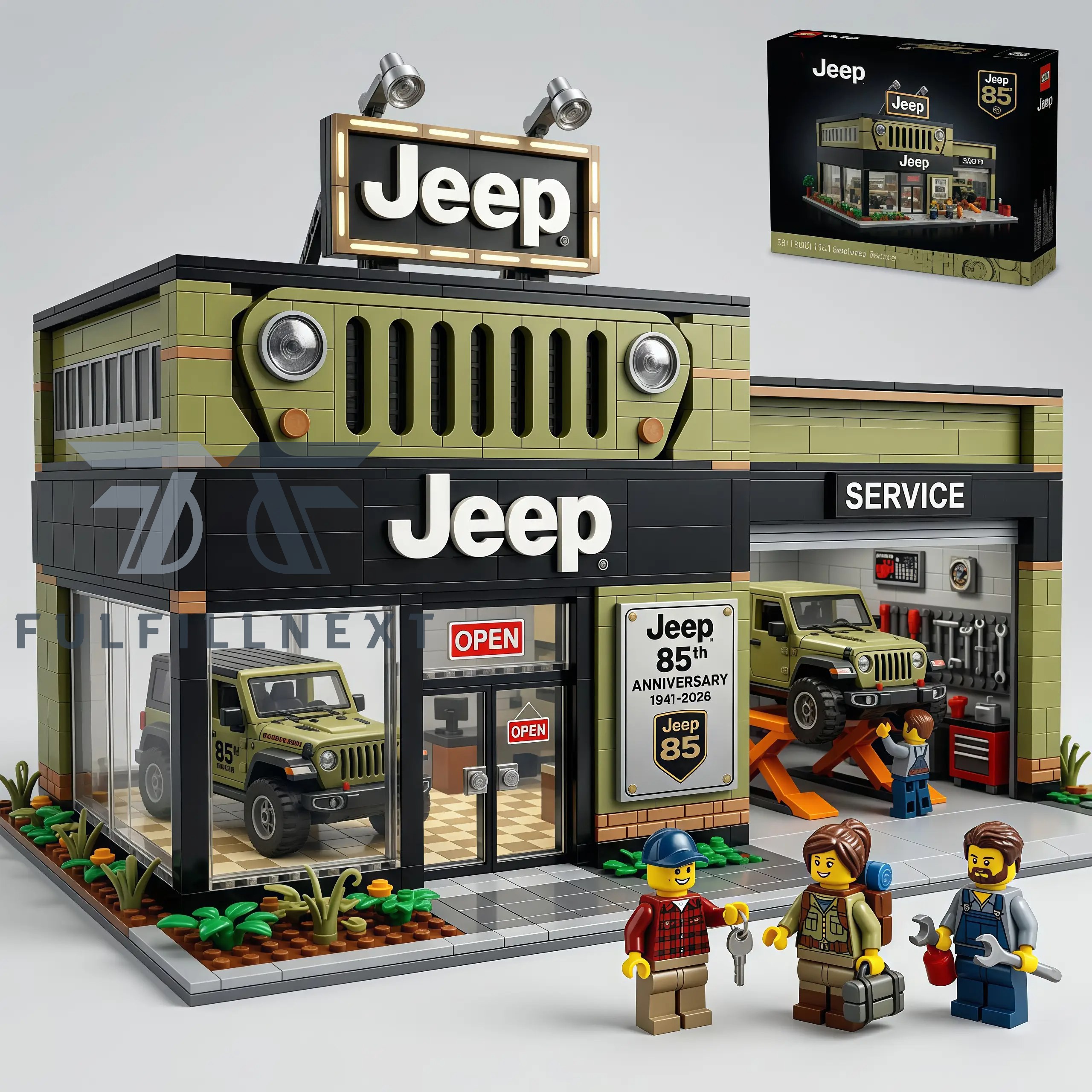 Jeep 85th Anniversary 1941-2026 Building Bricks Set