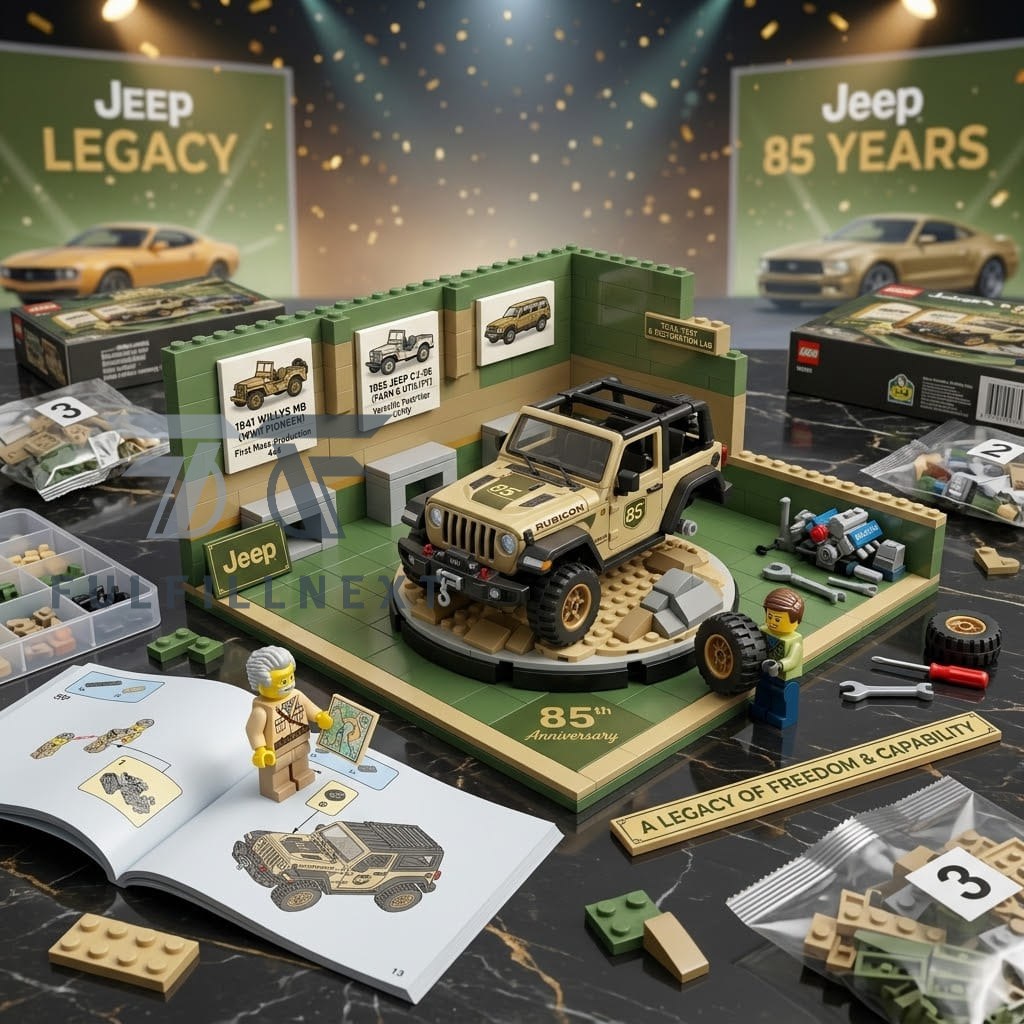 Jeep 85th Anniversary Building Blocks Set - Image 2
