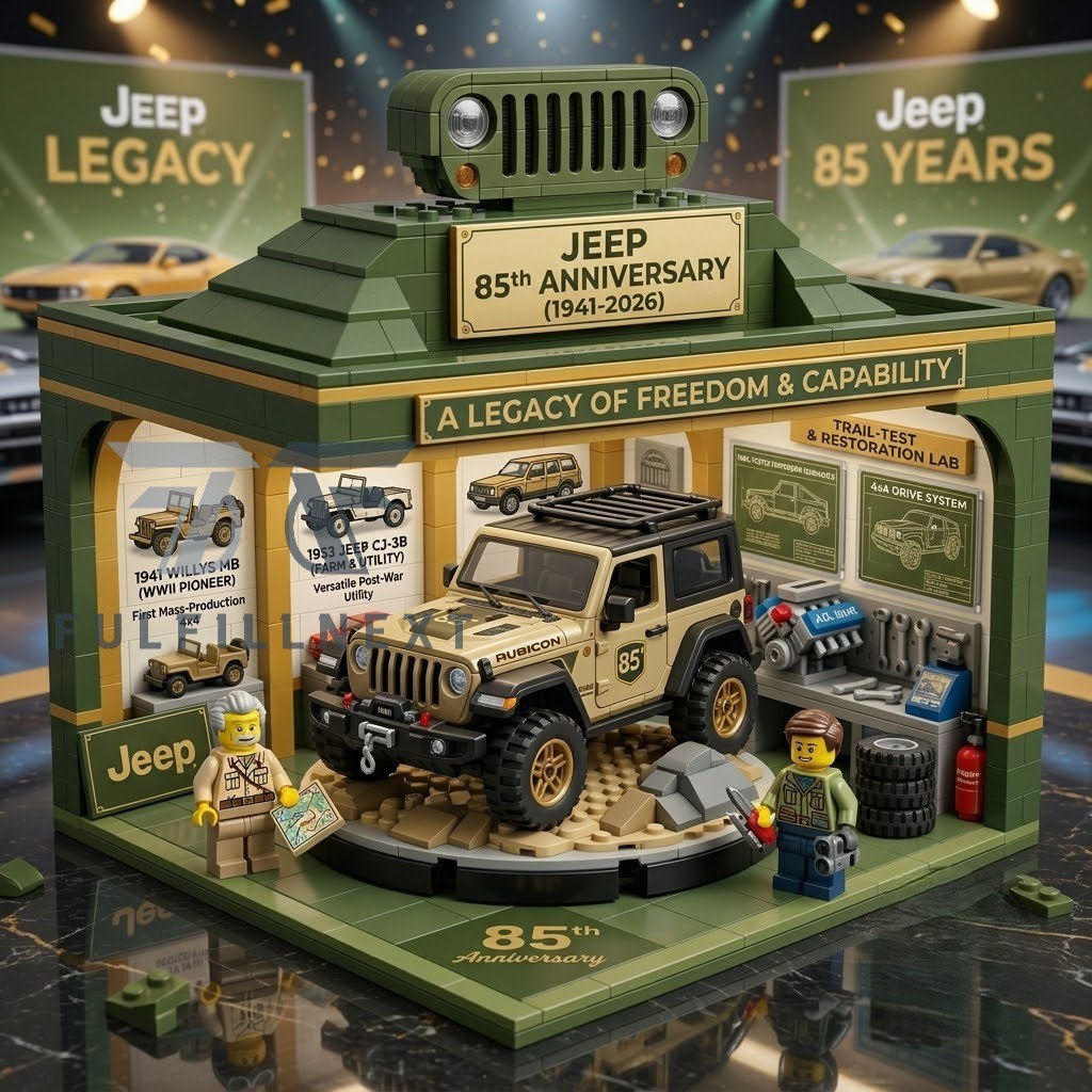 Jeep 85th Anniversary Building Blocks Set