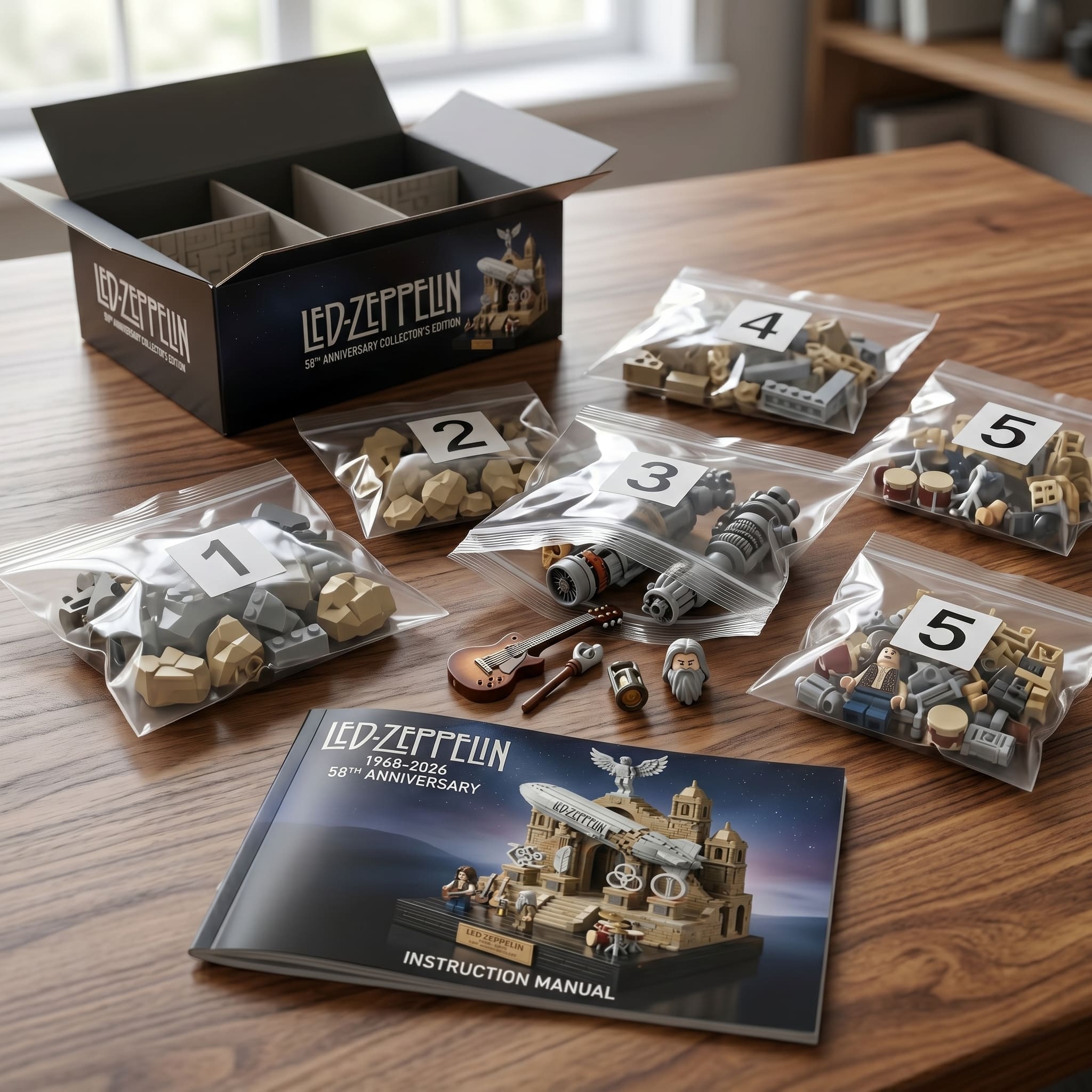 Led Zeppelin 58th Anniversary Building Set - Image 2