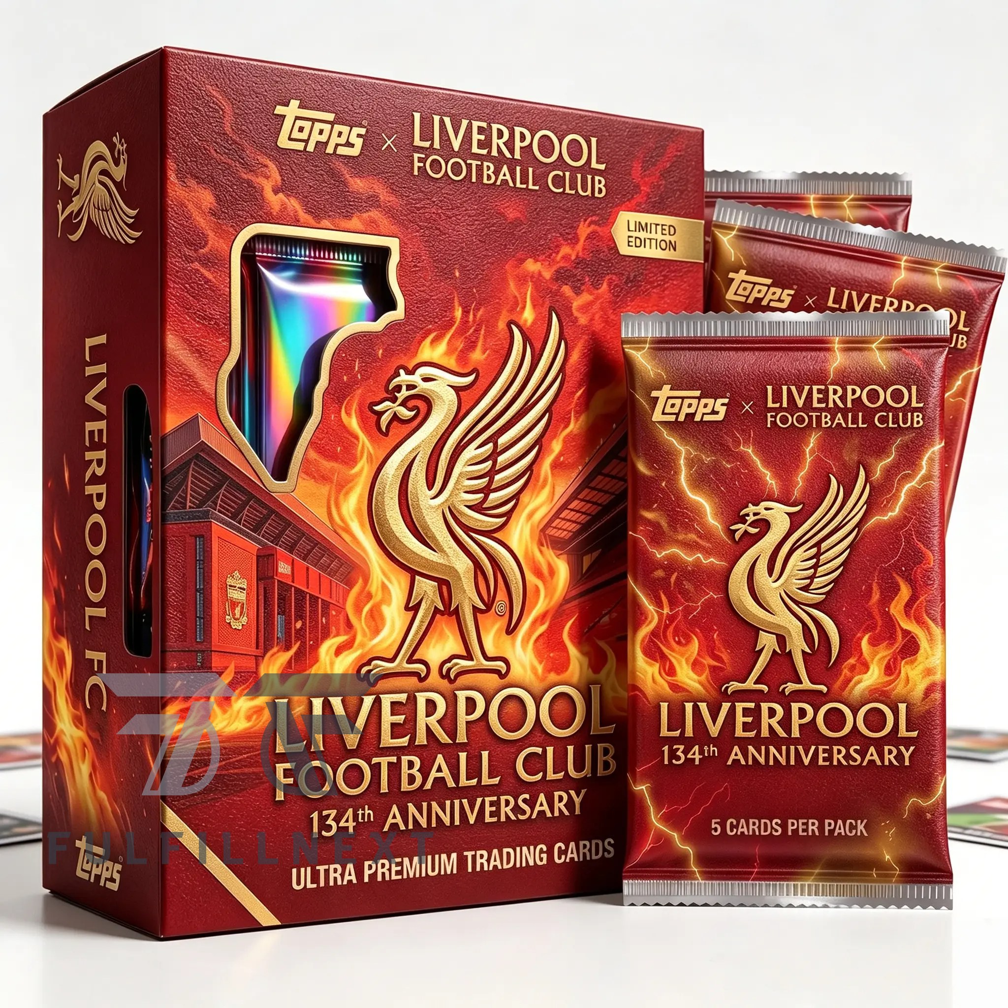 Liverpool Football Club 134th Anniversary Trading Cards