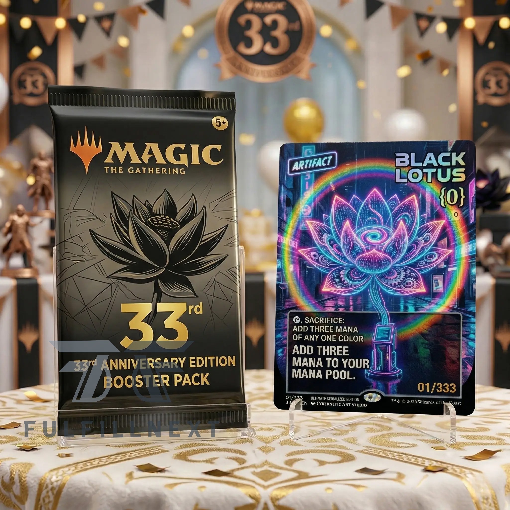 Magic The Gathering 33rd Anniversary Trading Cards - Image 3