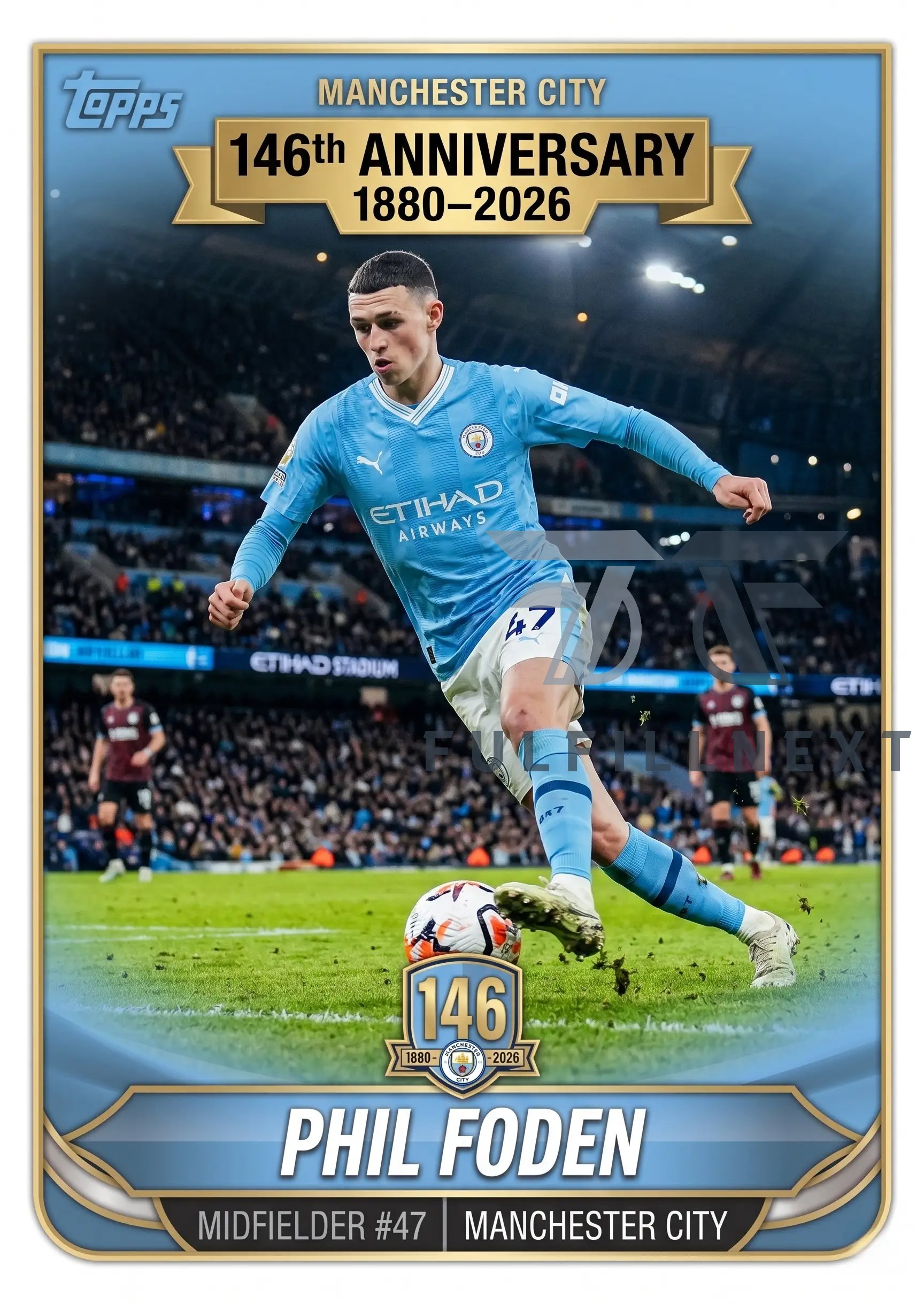 Manchester City 146th Anniversary Trading Cards - Image 3