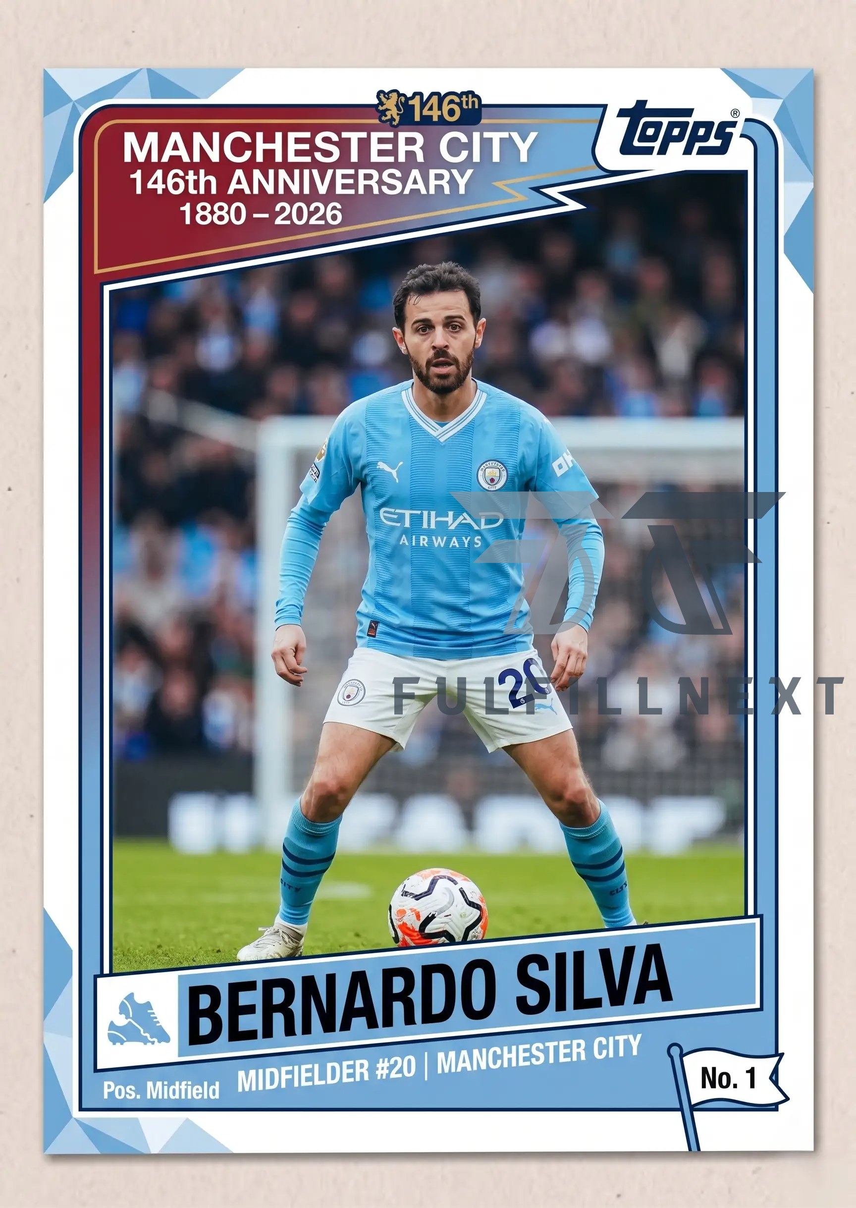 Manchester City 146th Anniversary Trading Cards - Image 7