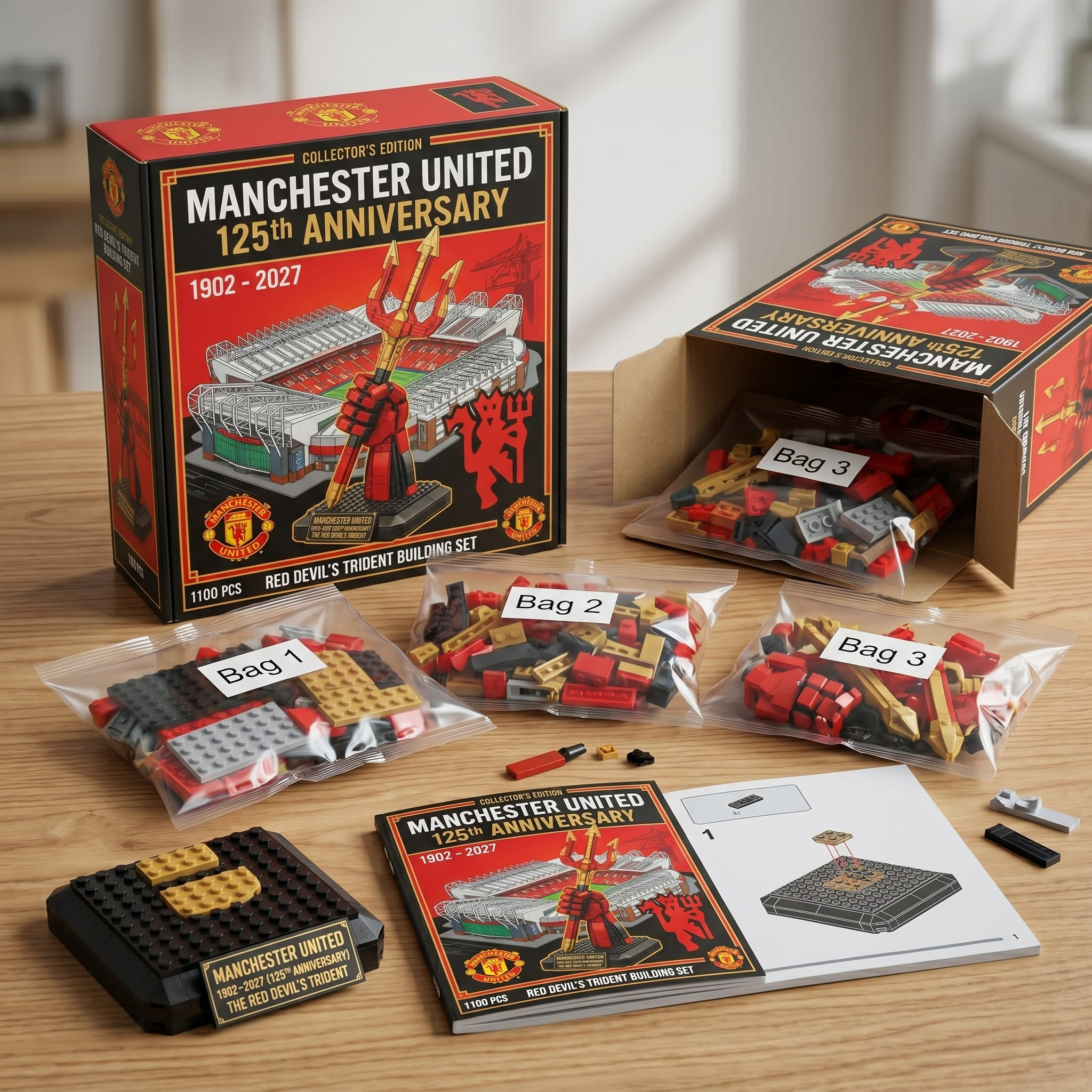 Manchester United 125th Anniversary Building Block Set - Image 2