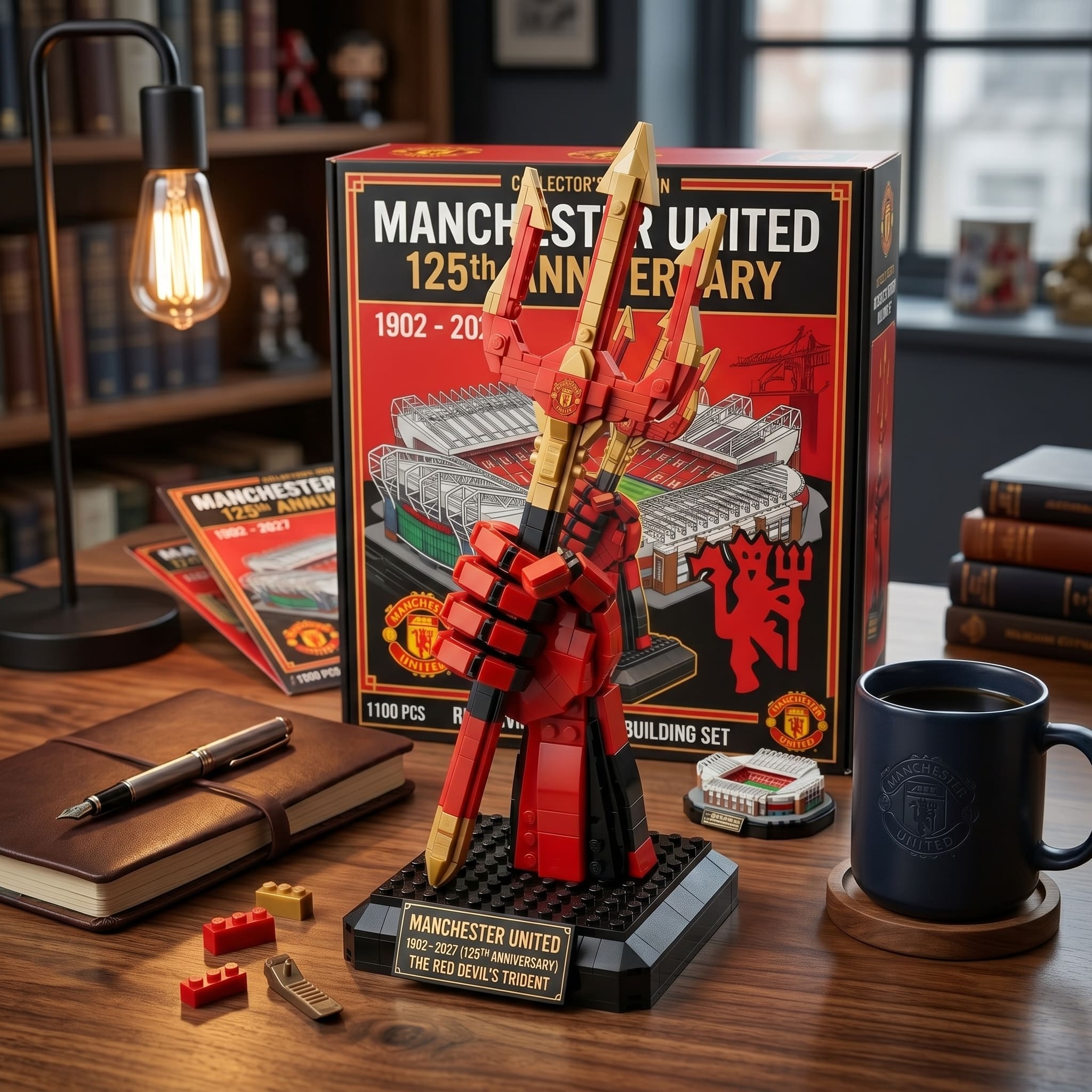 Manchester United 125th Anniversary Building Block Set - Image 3