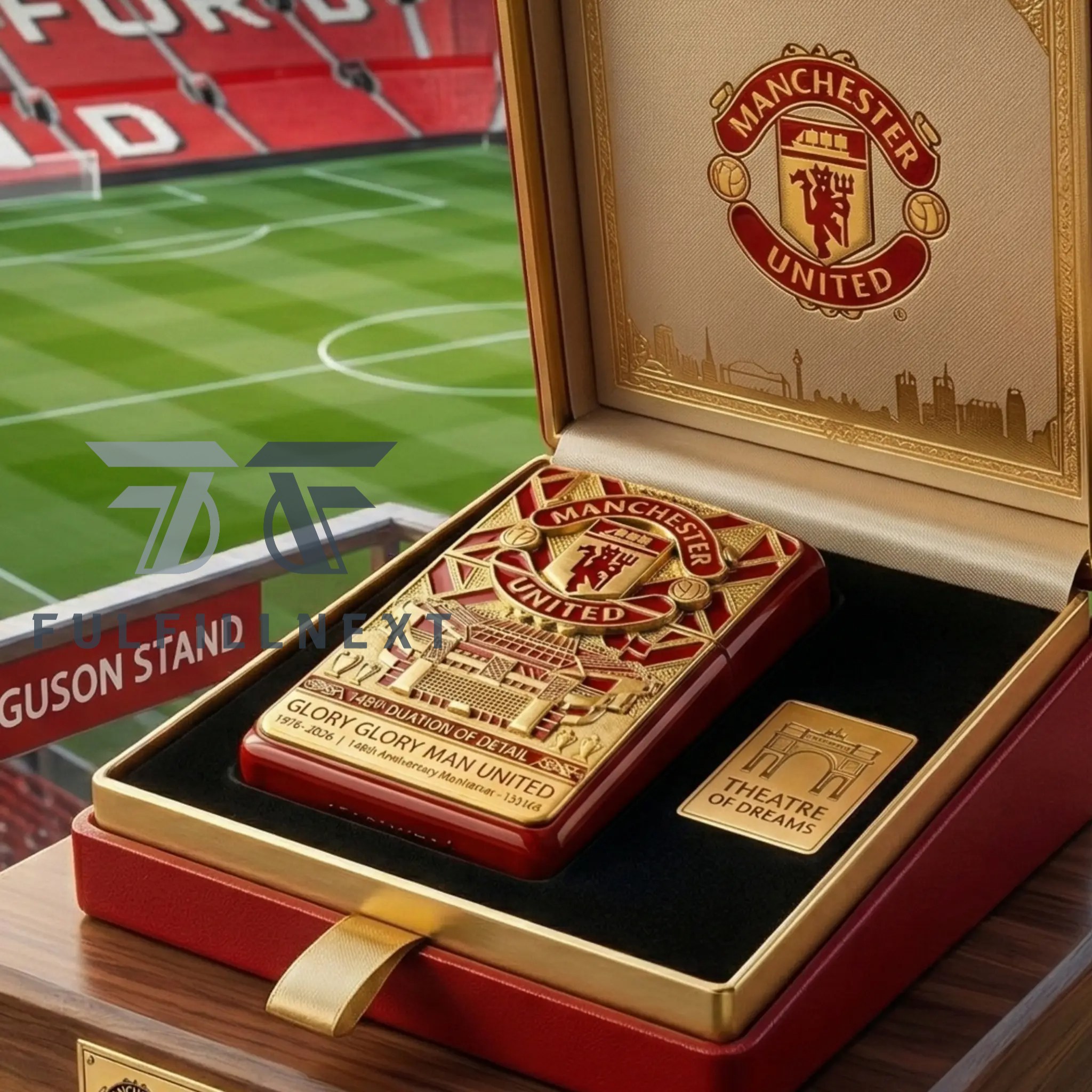Manchester United 148th Anniversary Old Trafford Zippo Lighter - Image 4