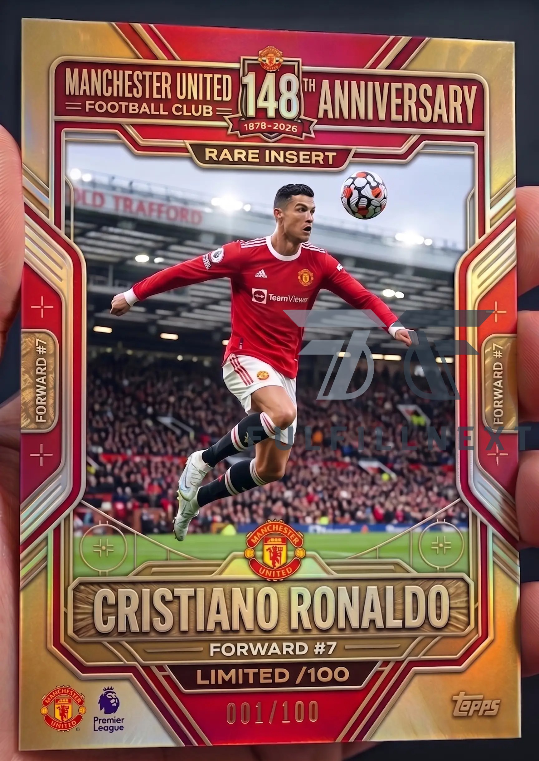 Manchester United 148th Anniversary Trading Card - Image 2