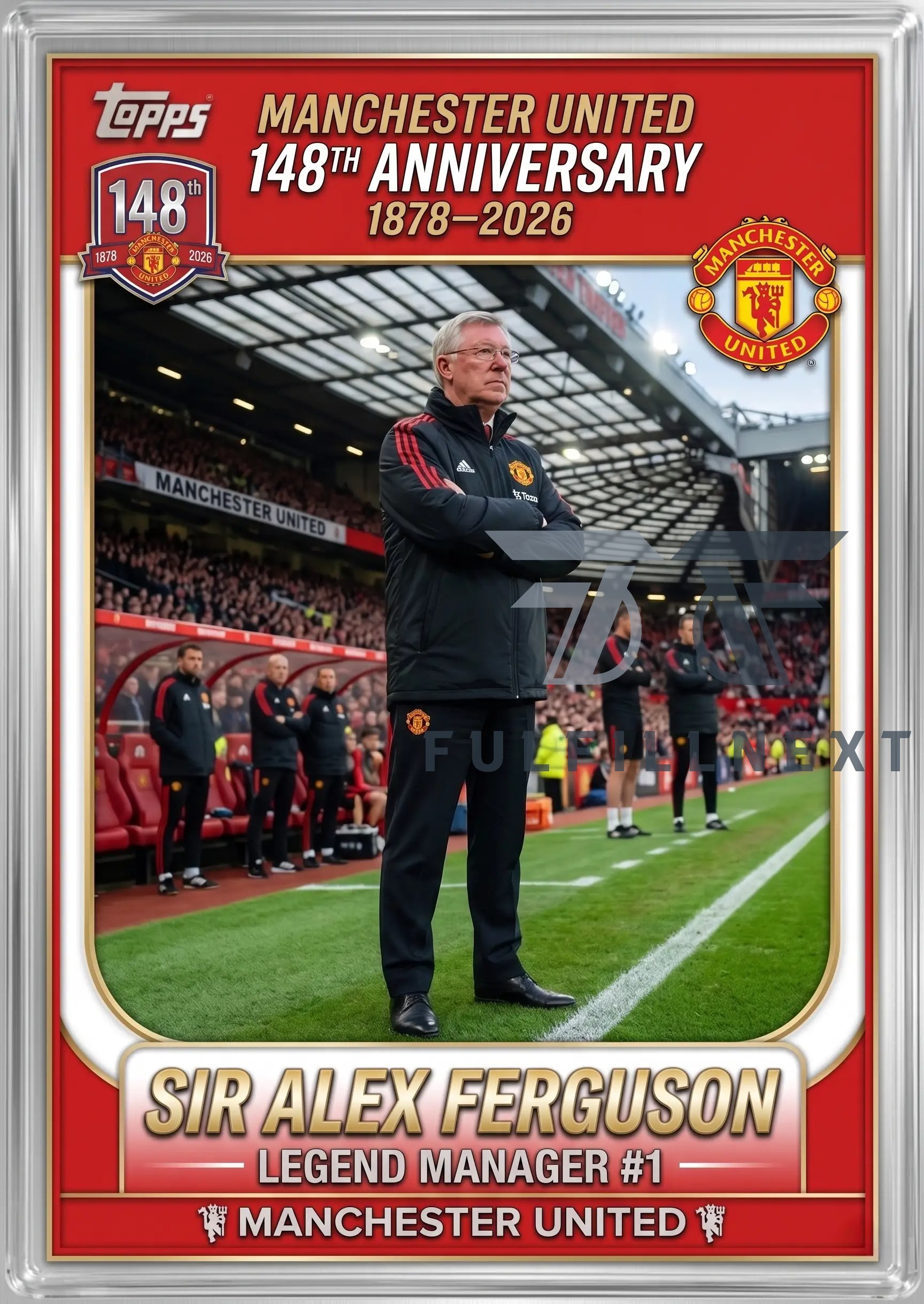 Manchester United 148th Anniversary Trading Card - Image 4