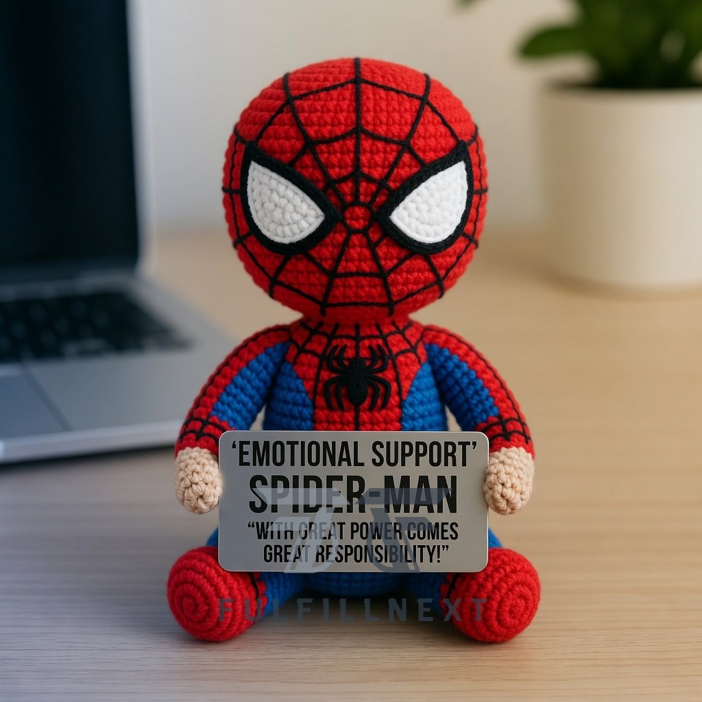 Marvel Emotional Support Crochet Doll - Image 3